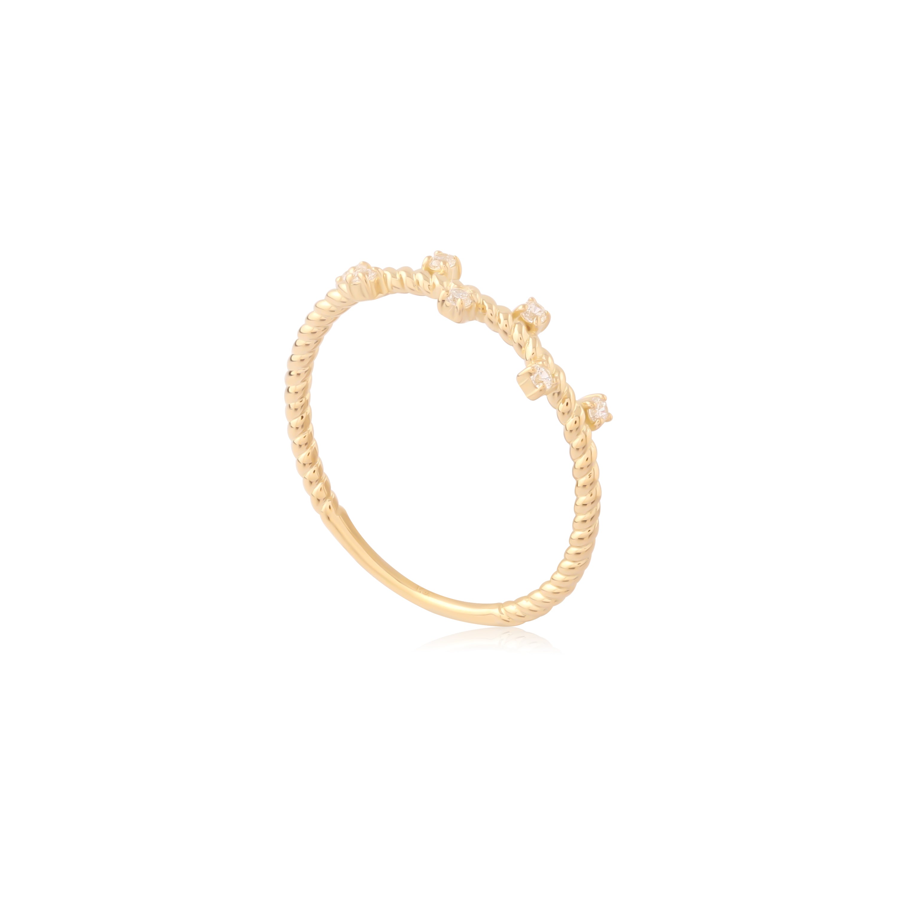 Halo - 14kt Gold Vermeil Ring