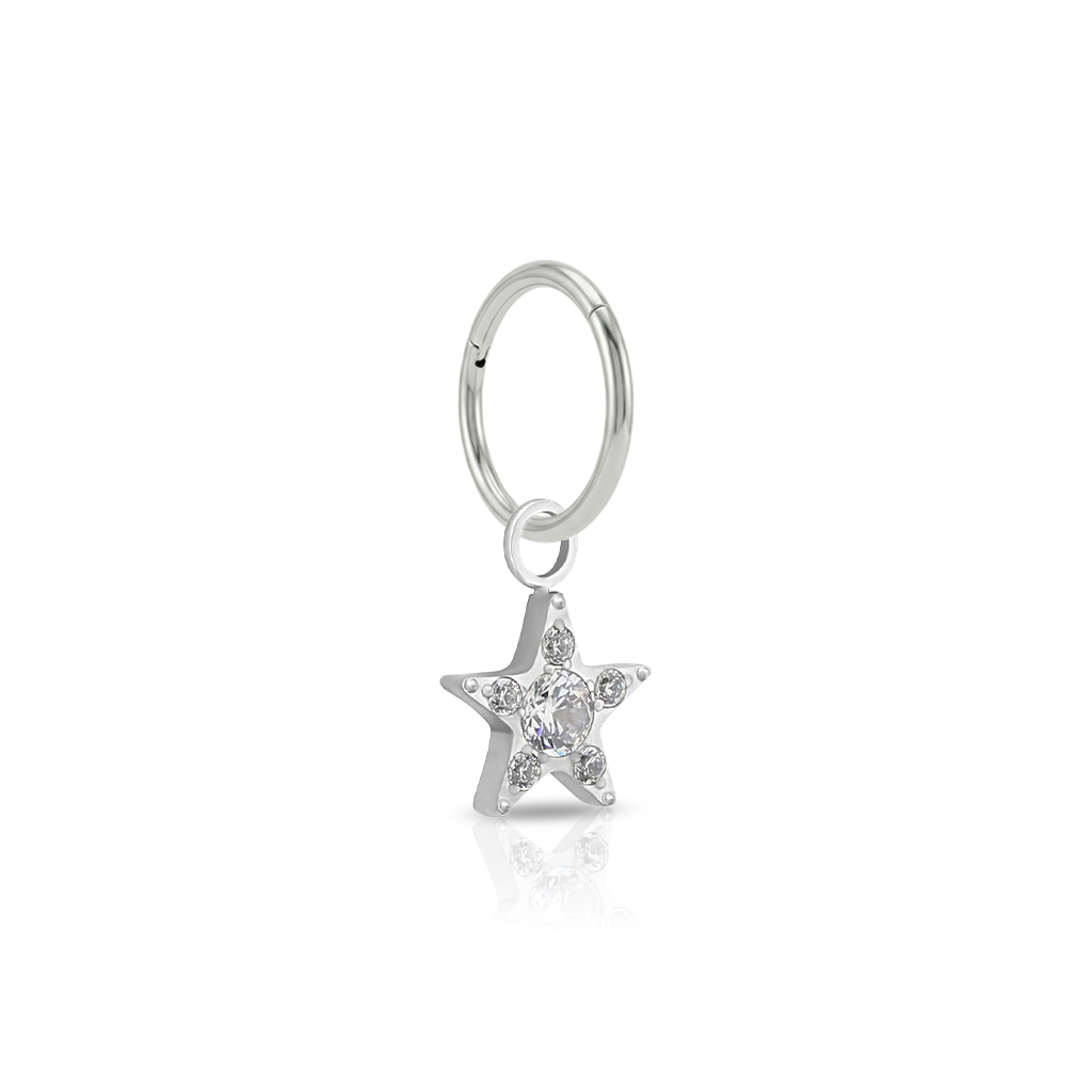 Crystal Star Charm