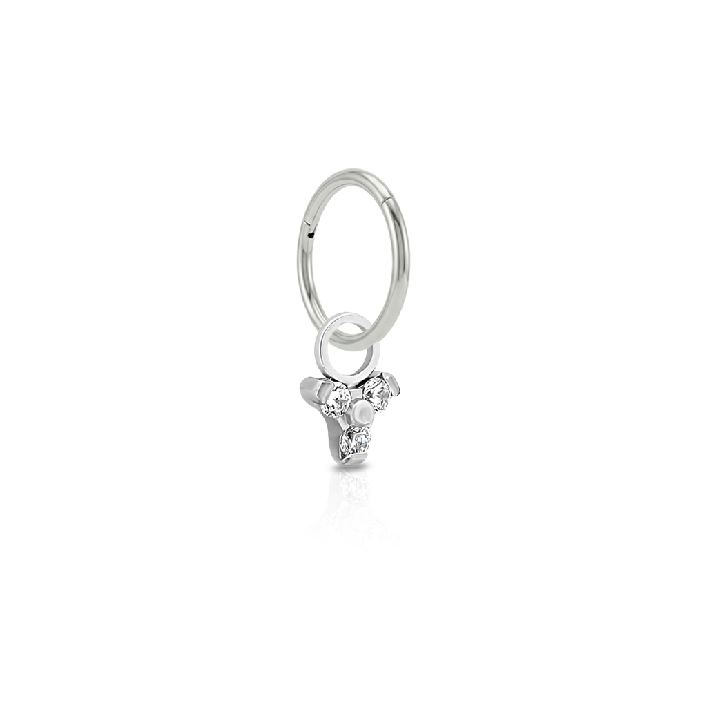 Crystal Trio Charm