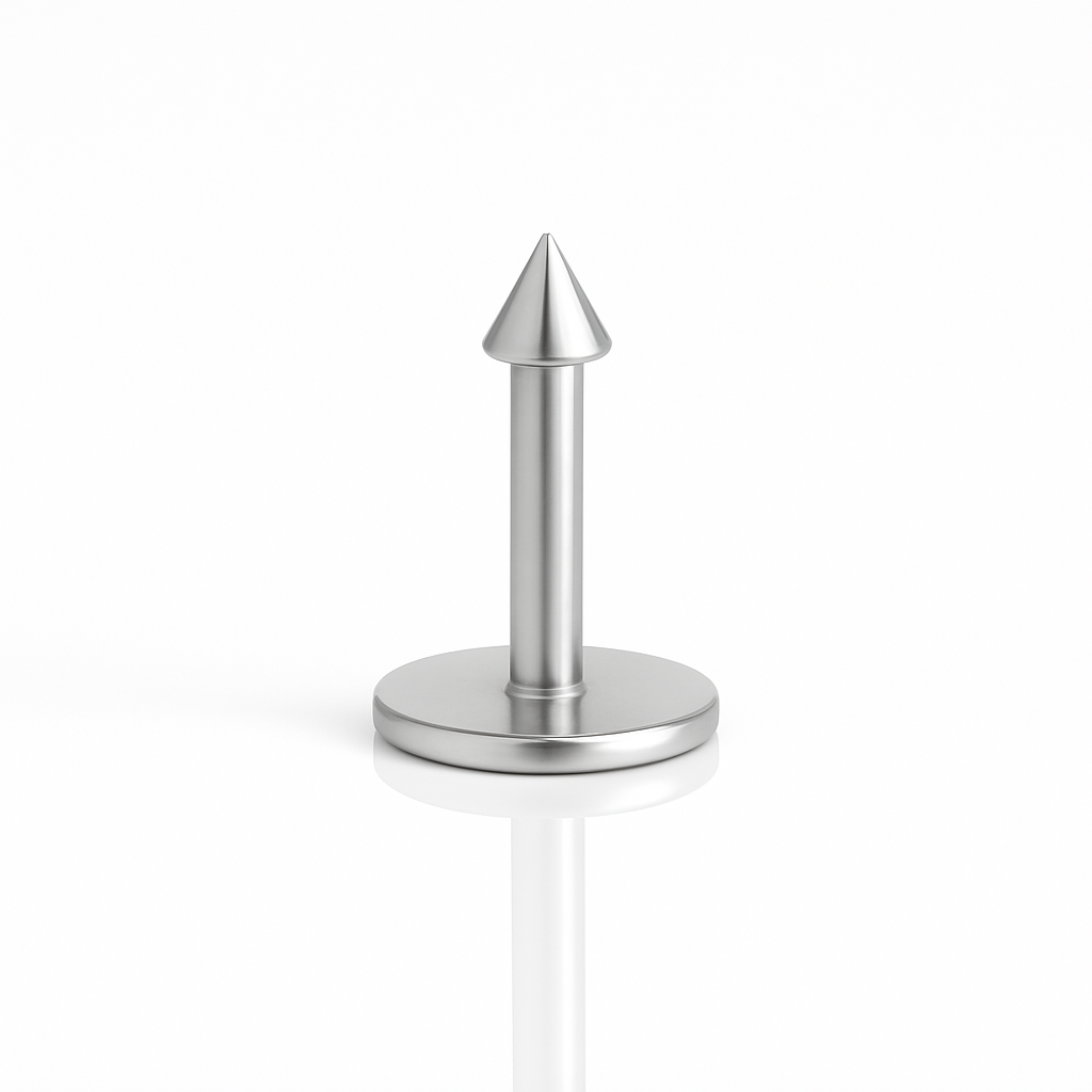 Internal Thread Surgical Steel Micro Spike Flatback