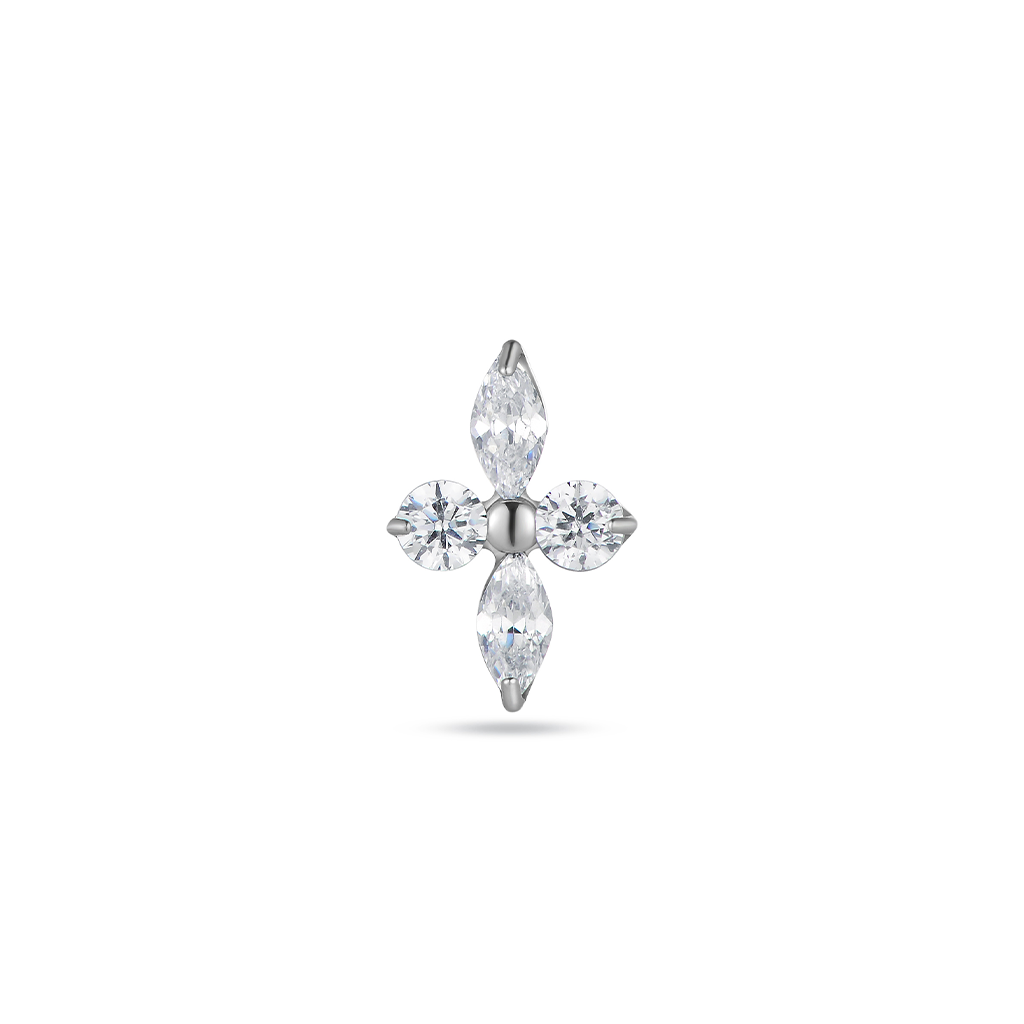 4 Jewel Marquise Flatback