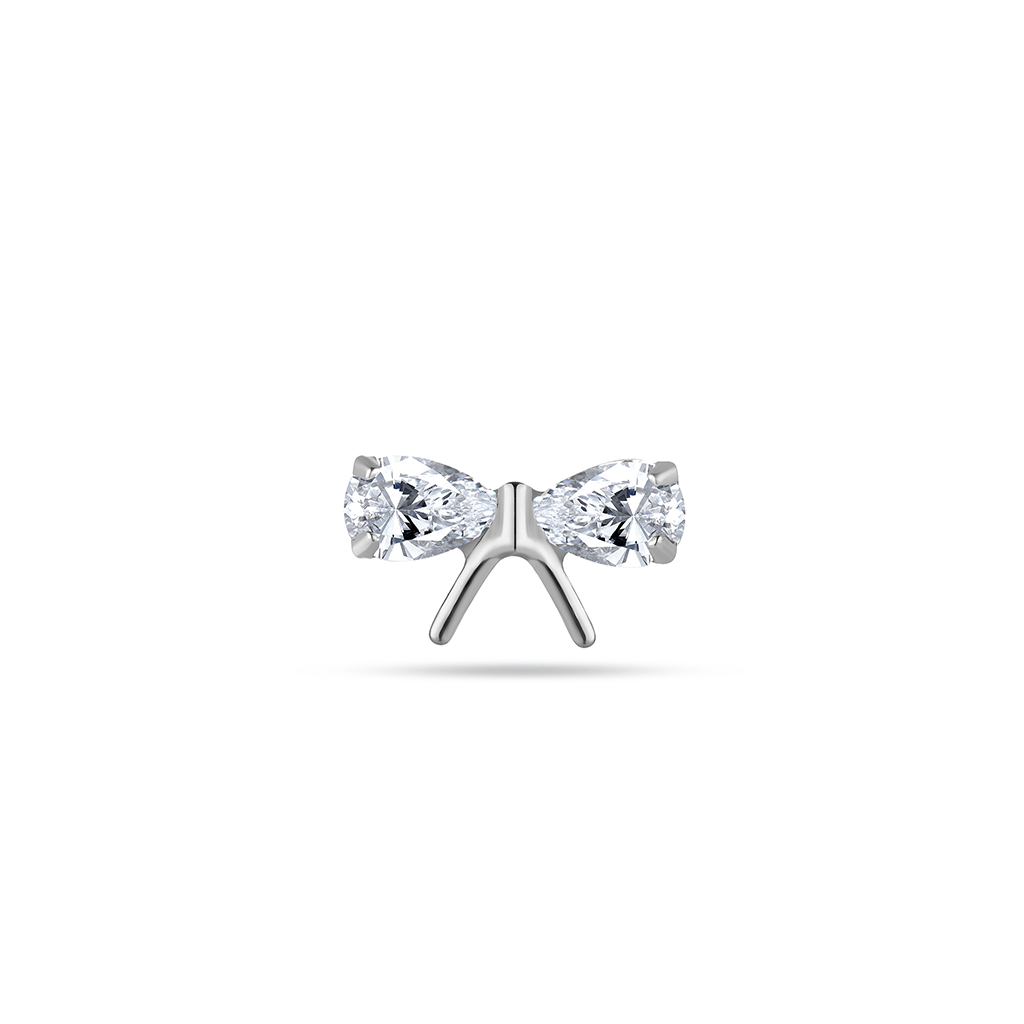 Jewelled Bow Flatback