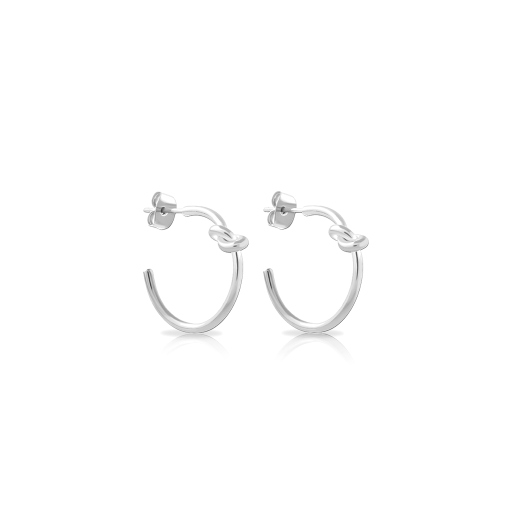Surgical Steel Knot Earrings - Pair
