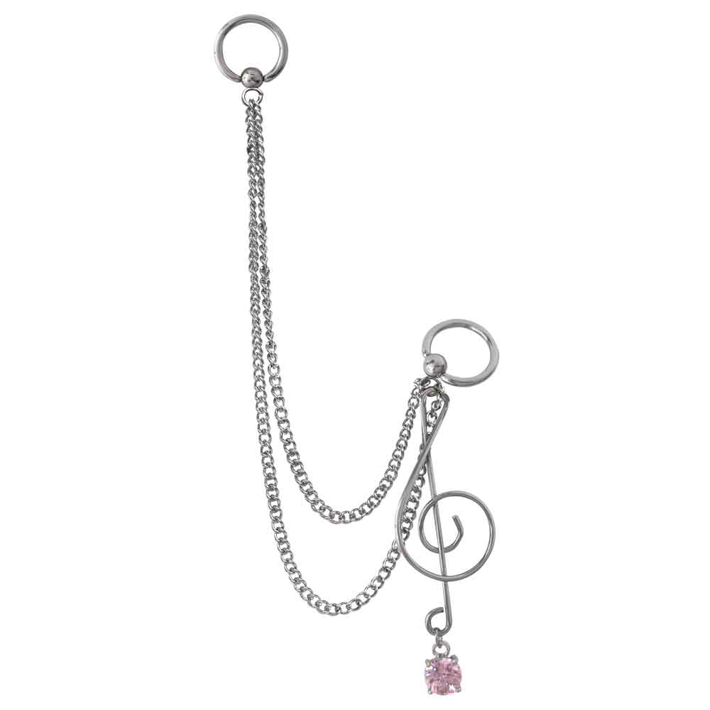 Music Gem Ear Chain