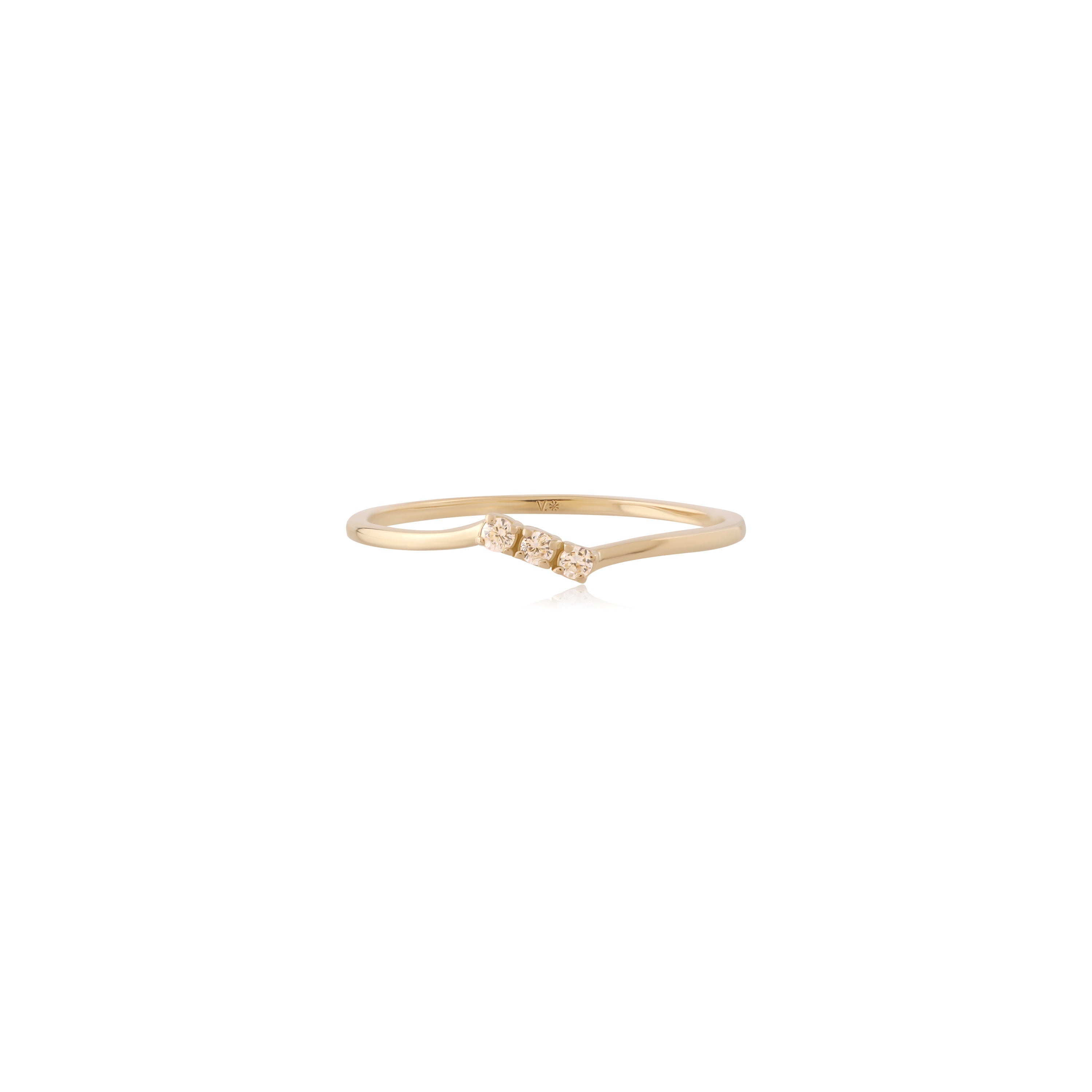 Linea - 14kt Gold Vermeil Ring