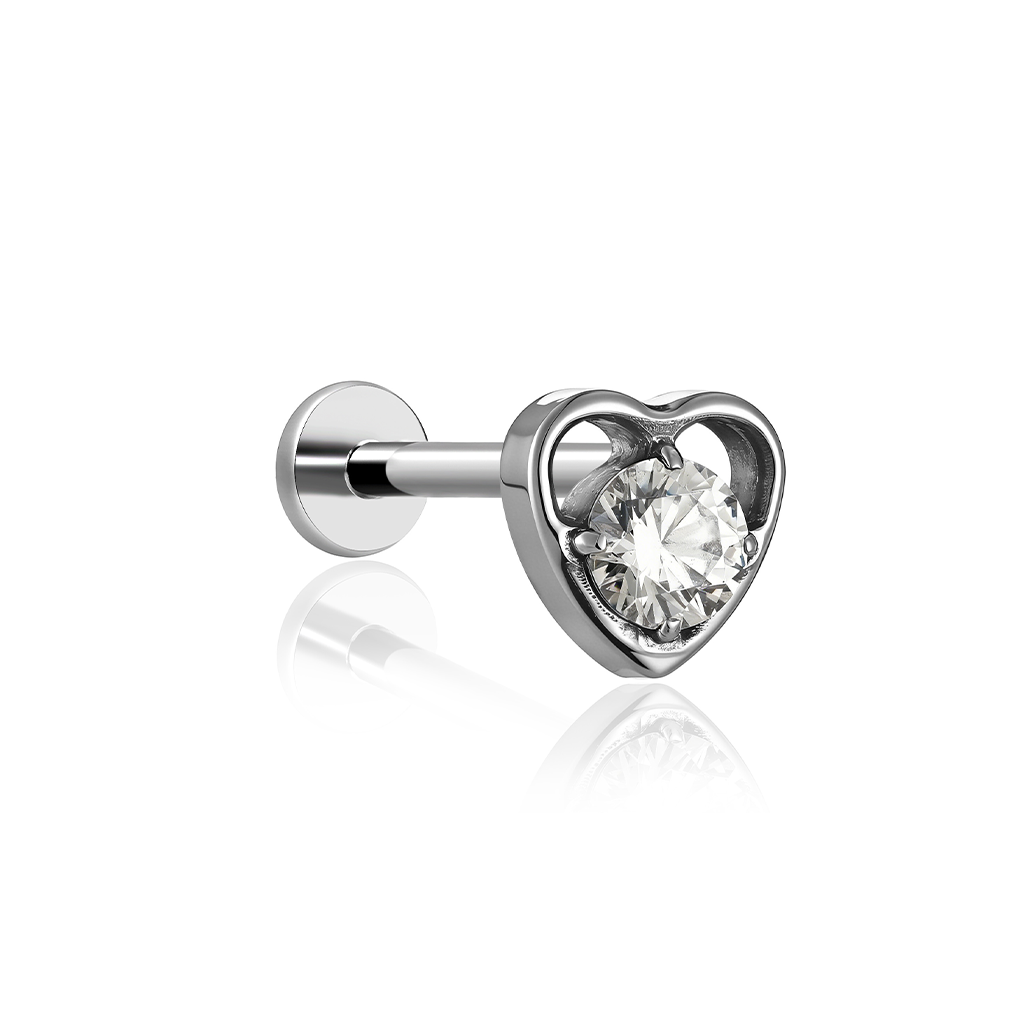 Love Heart Big Stone Flatback
