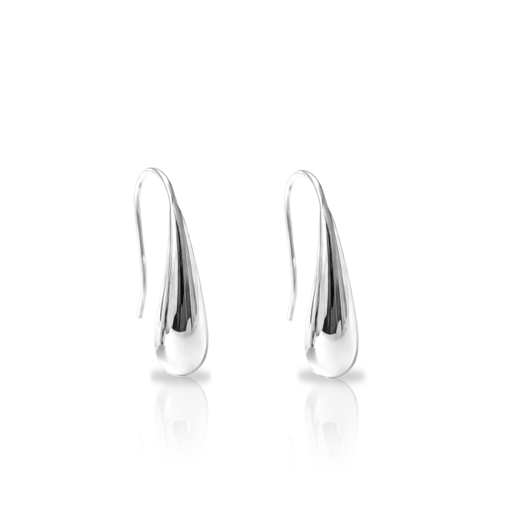 Surgical Steel Liquid Drop Earrings - Pair