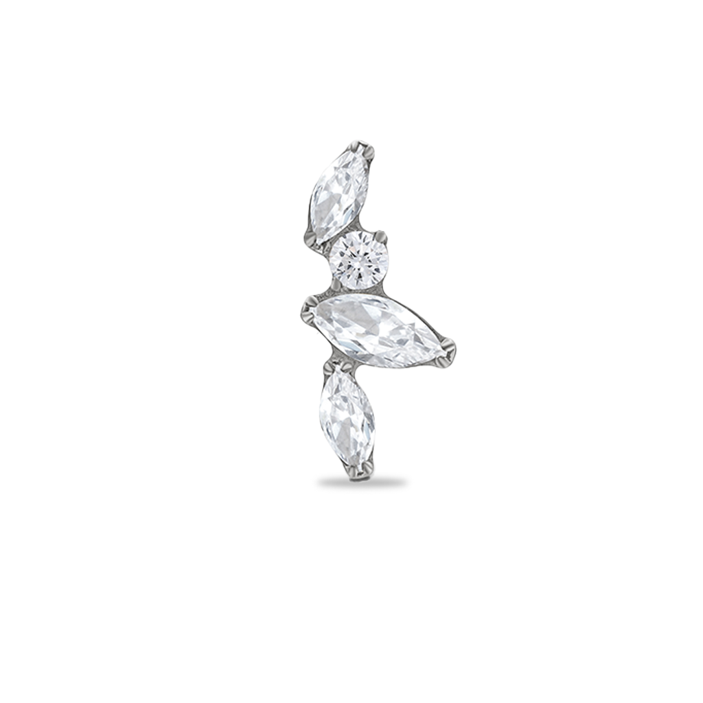 Marquise Cluster Flatback