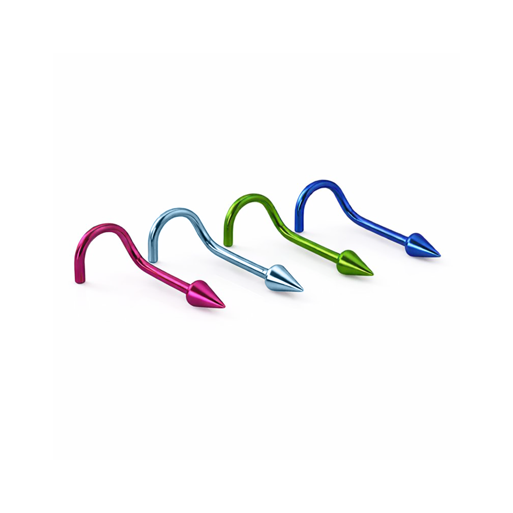 Niobium Spike Nose Stud
