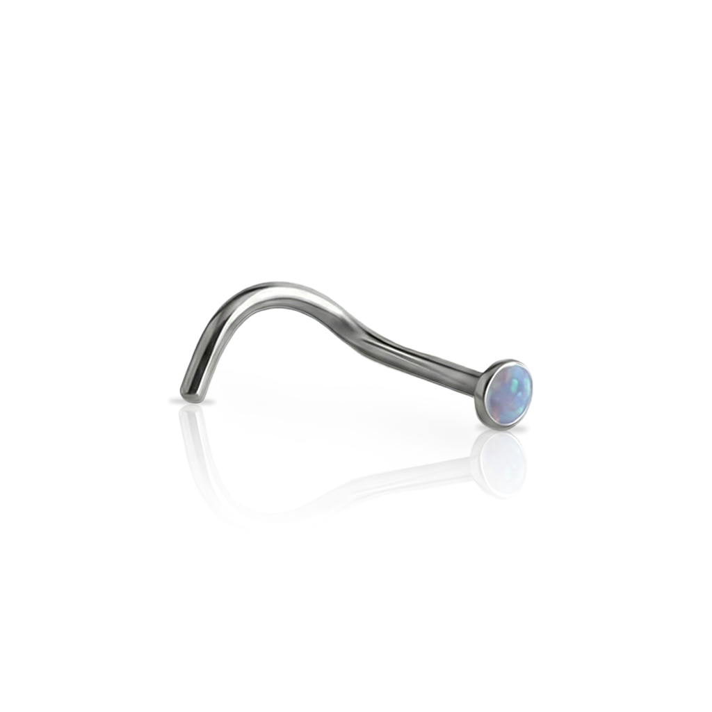 Surgical Steel Opal Nose Stud