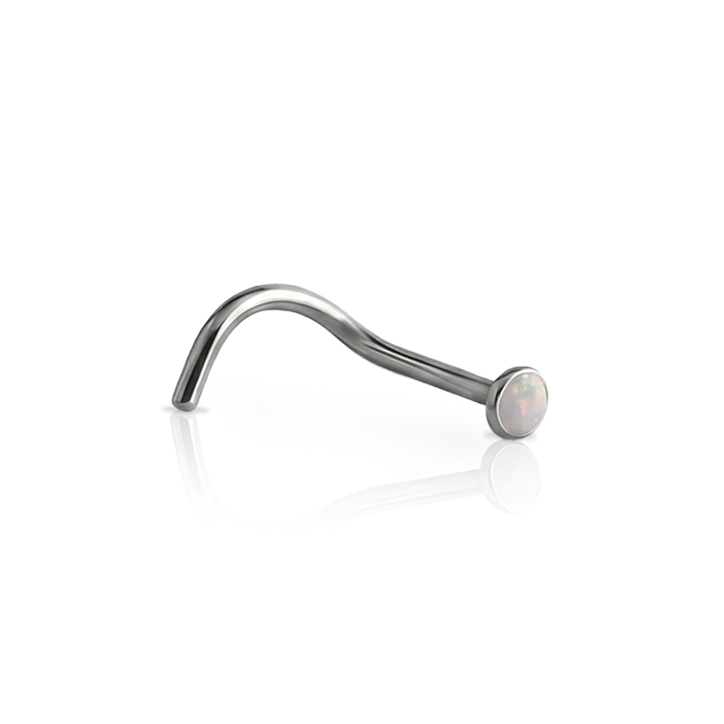Surgical Steel Opal Nose Stud