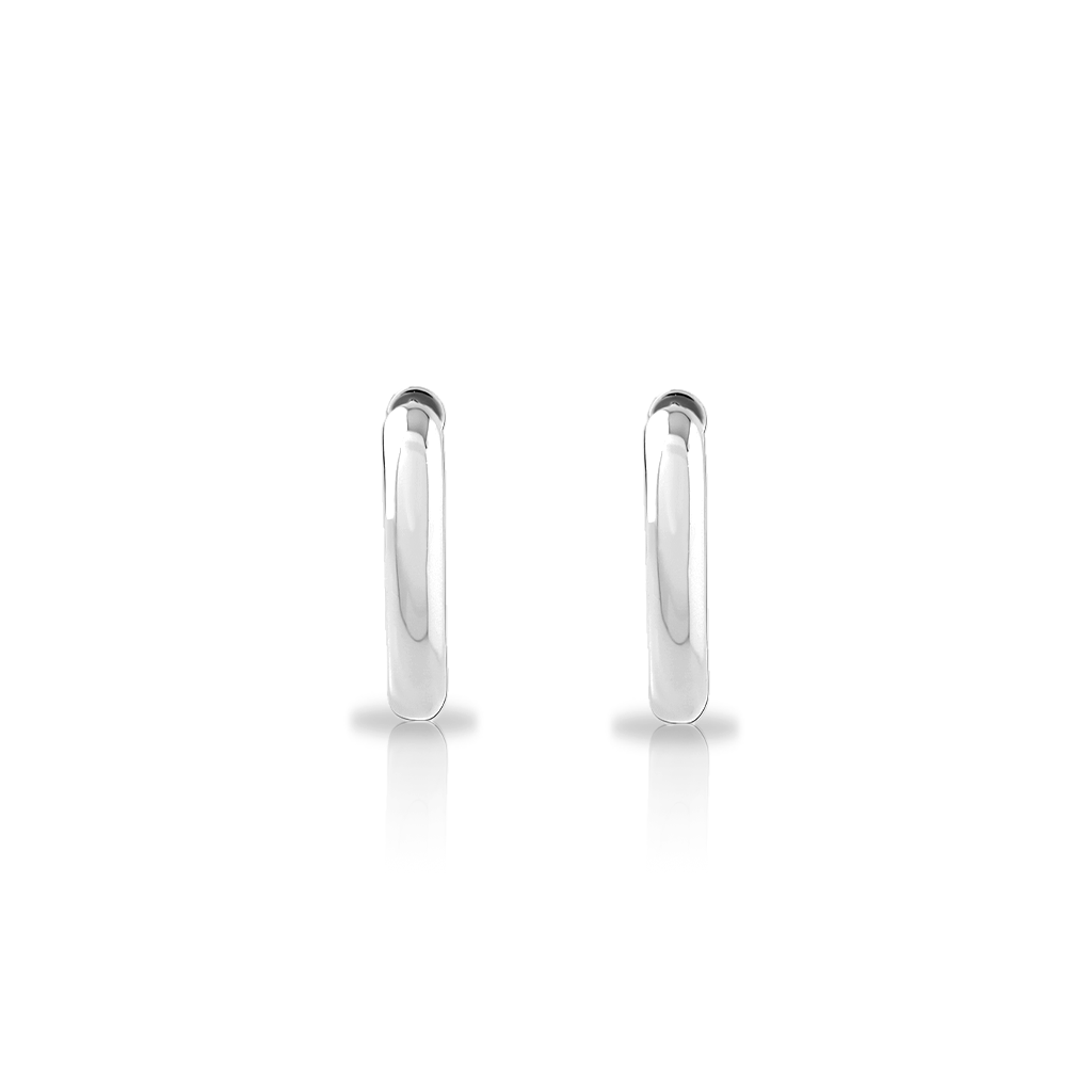 Surgical Steel Oval Earrings - Pair