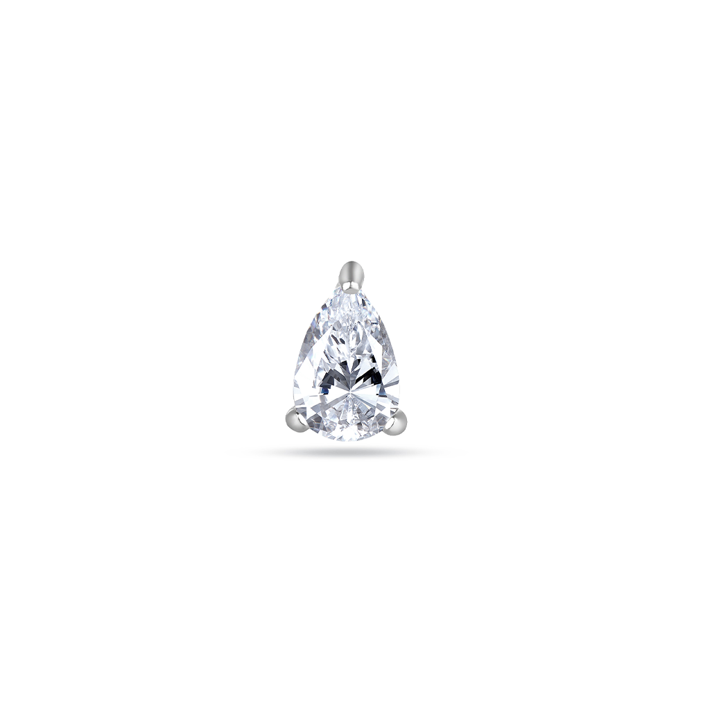 V-Platinum Drop Flatback