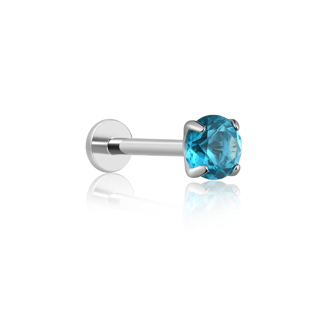 V-Platinum Claw Crystal Flatback