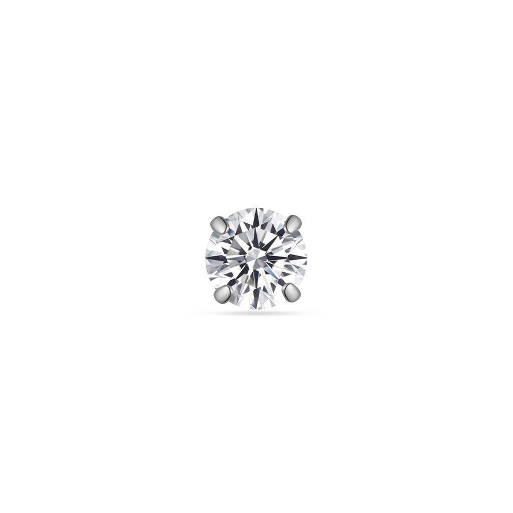 V-Platinum Claw Crystal Flatback