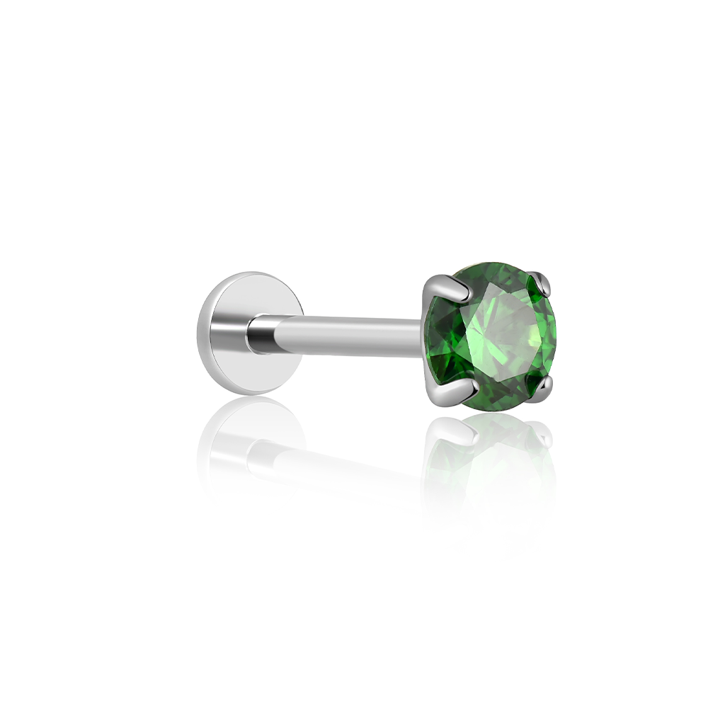 V-Platinum Claw Crystal Flatback