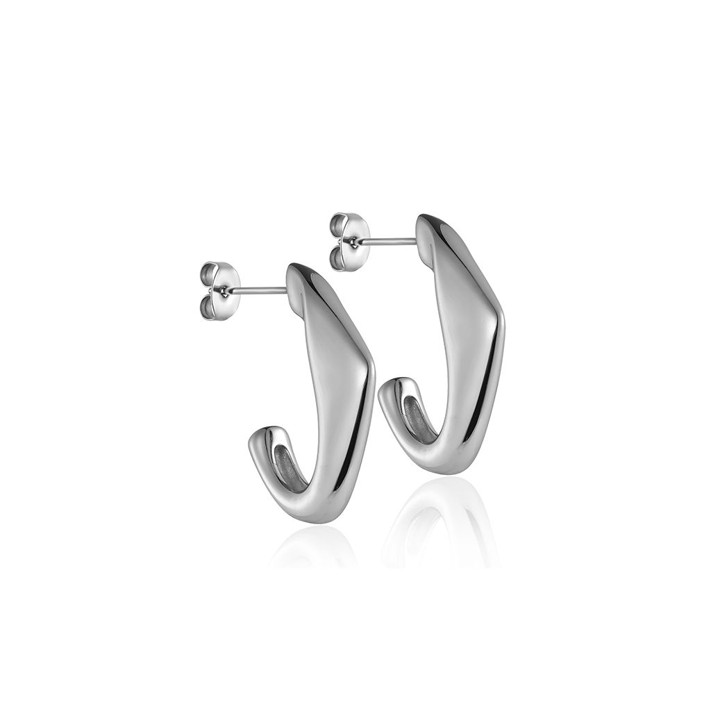 V-Platinum Earrings - Rahn