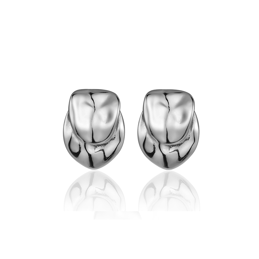 V-Platinum Earrings - Zamor