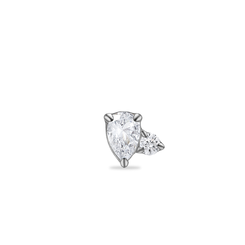 Pyrus w Round Jewel Flatback