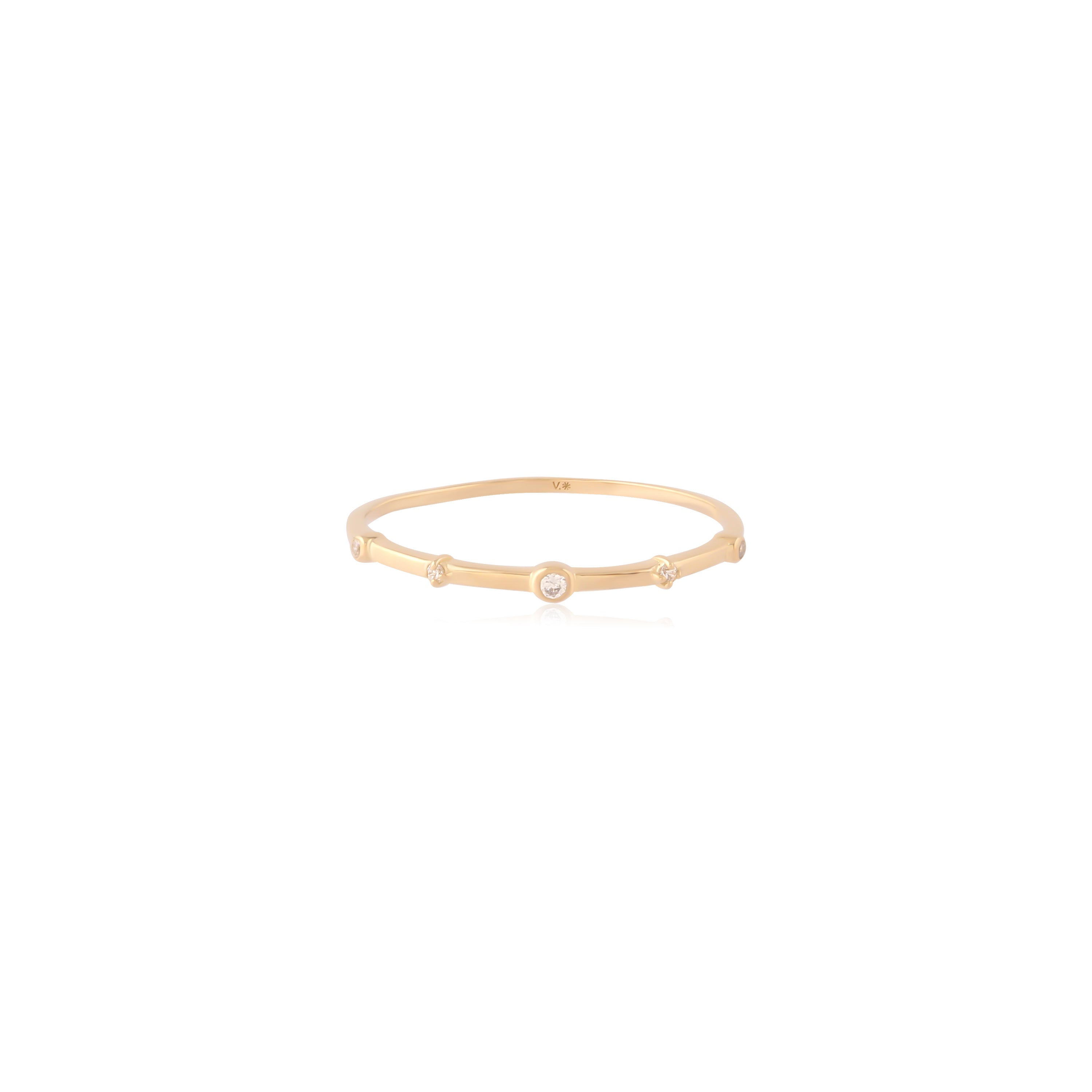 Quintessa - 14kt Gold Vermeil Ring