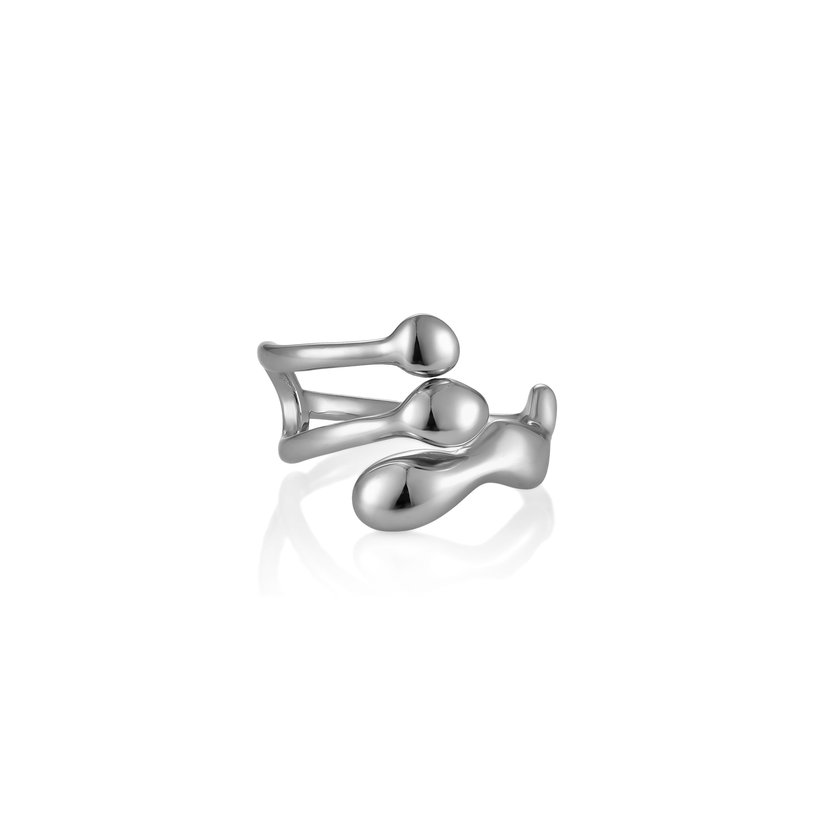 V-Platinum Ring - Melena