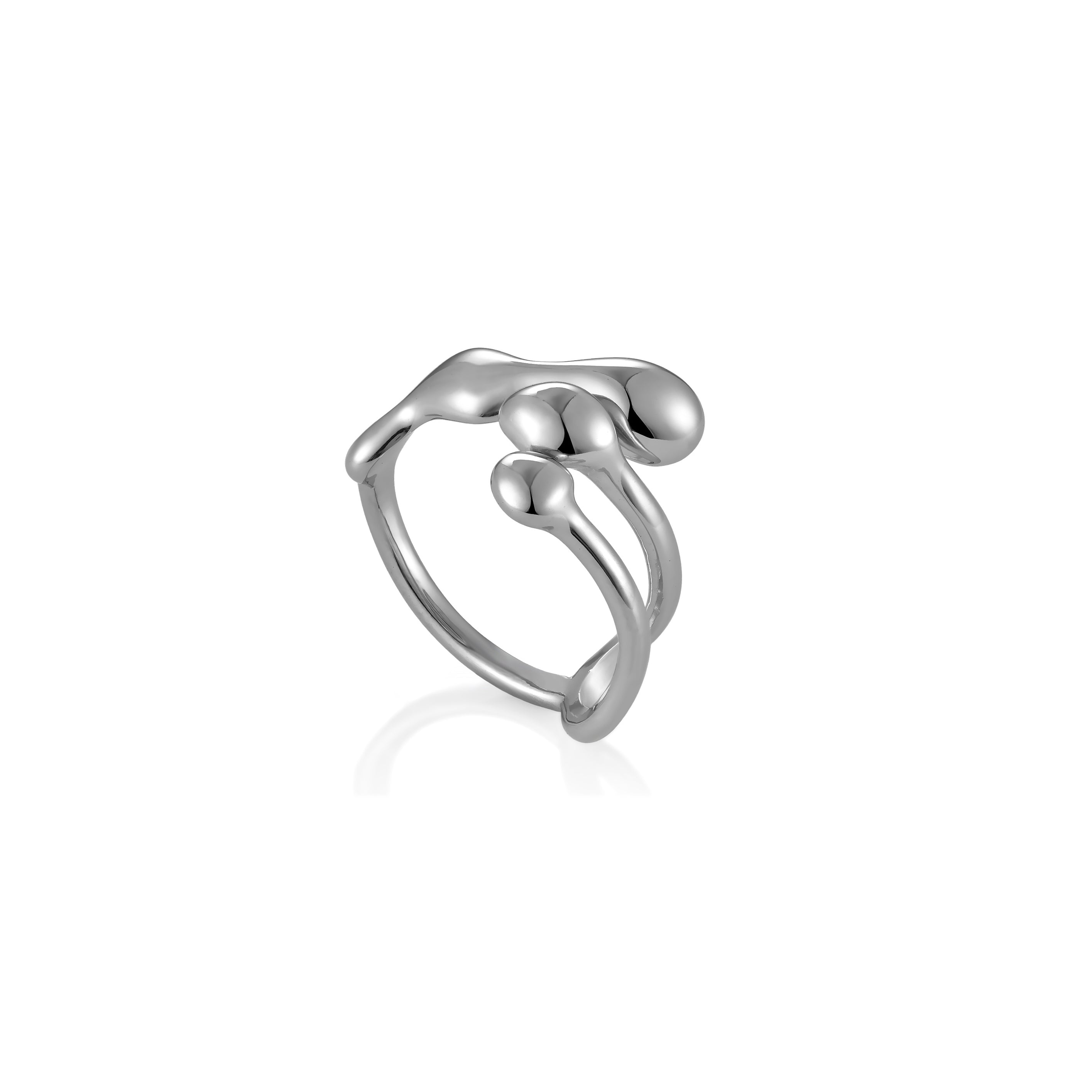 V-Platinum Ring - Melena