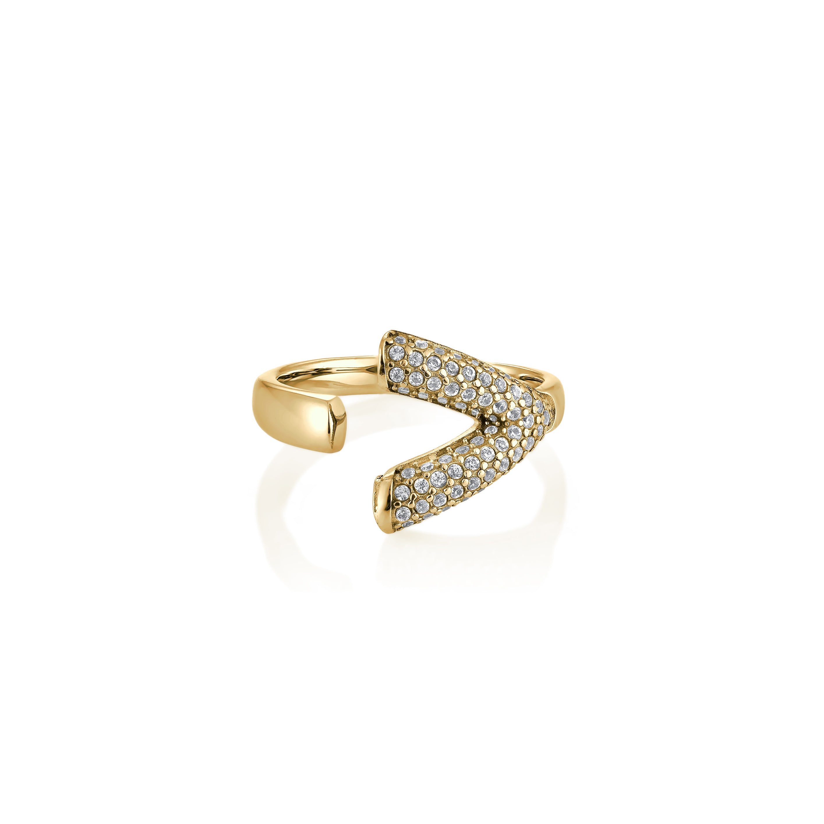 14kt V-Gold Ring - Vanilla
