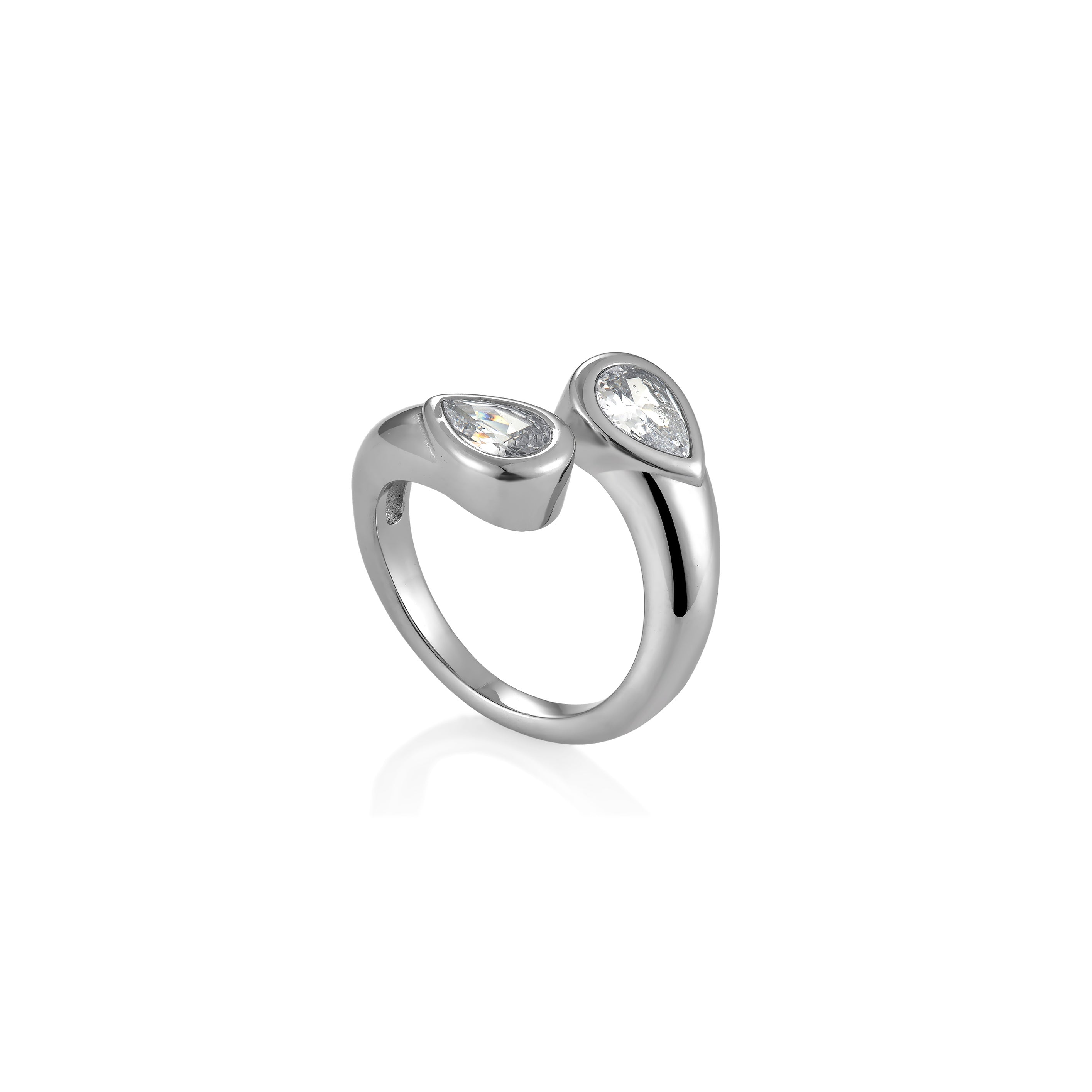 V-Platinum Ring - Tera