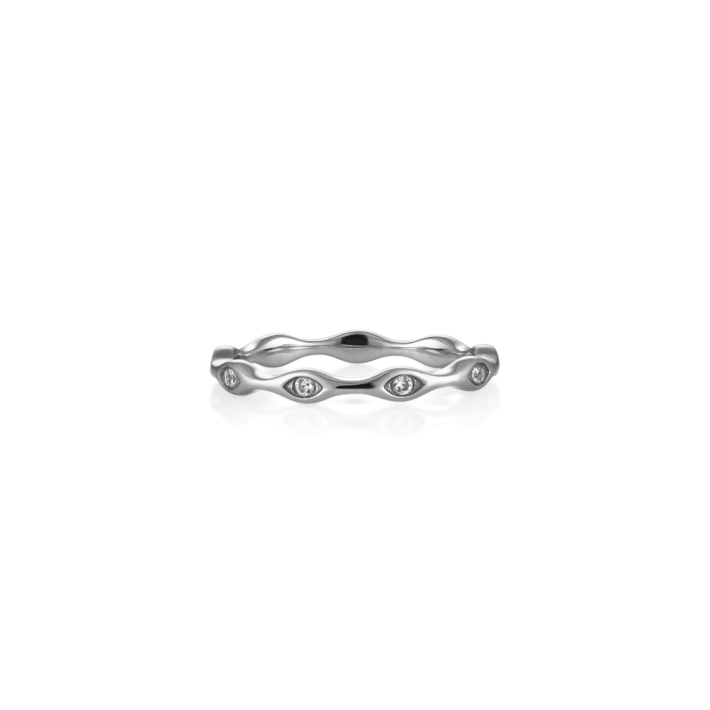 V-Platinum Ring - Morph