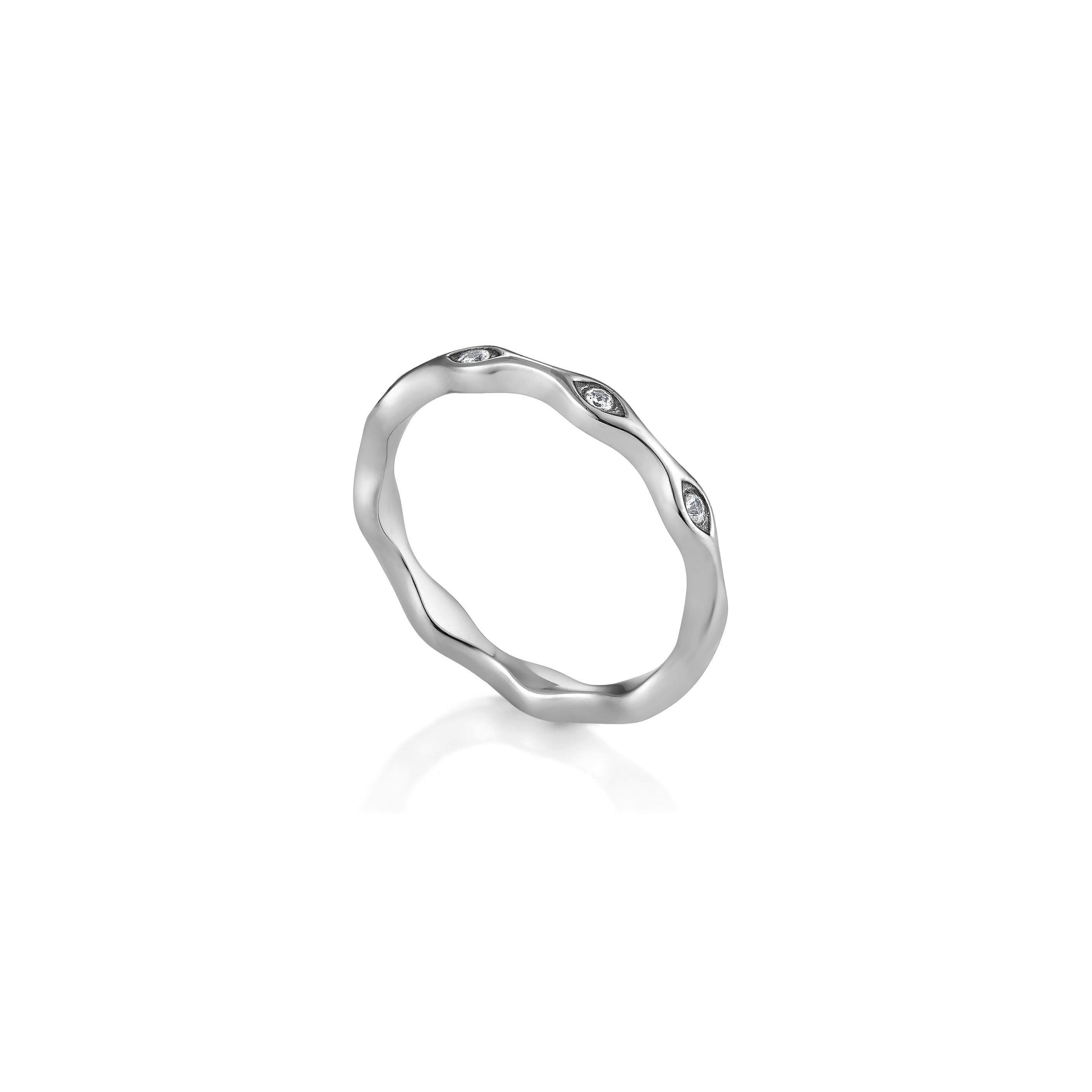 V-Platinum Ring - Morph