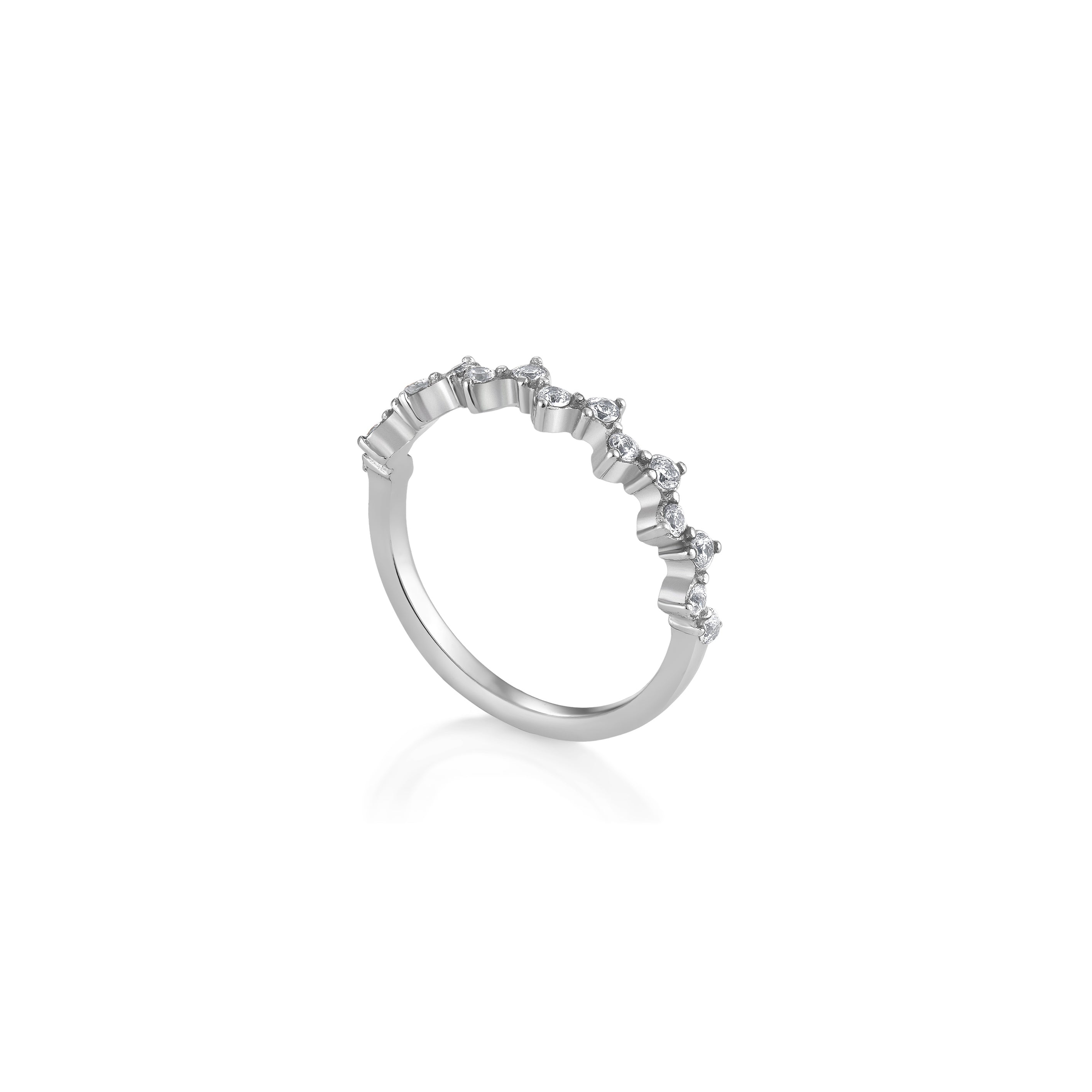 V-Platinum Ring - Jag
