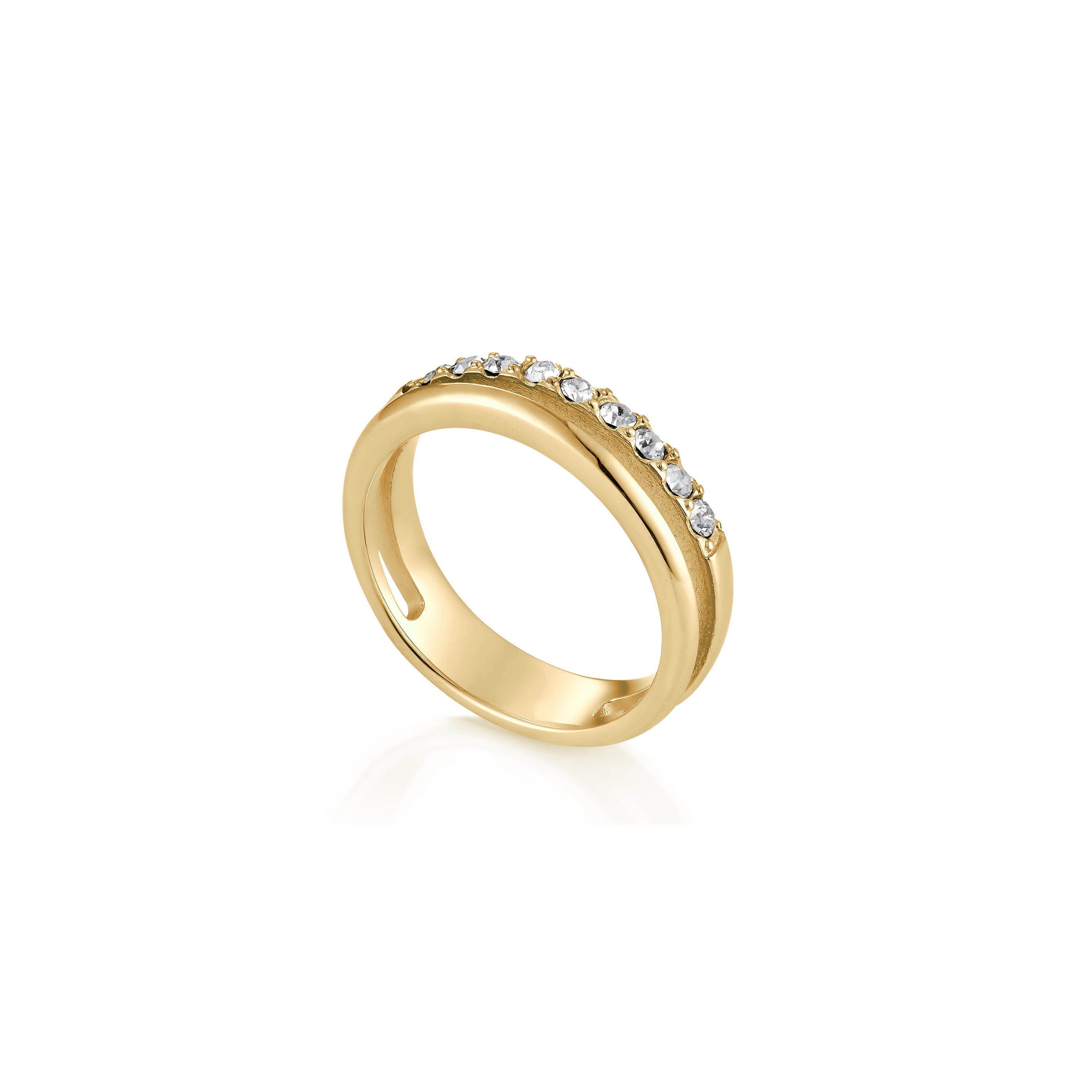 14kt V-Gold Ring - Double