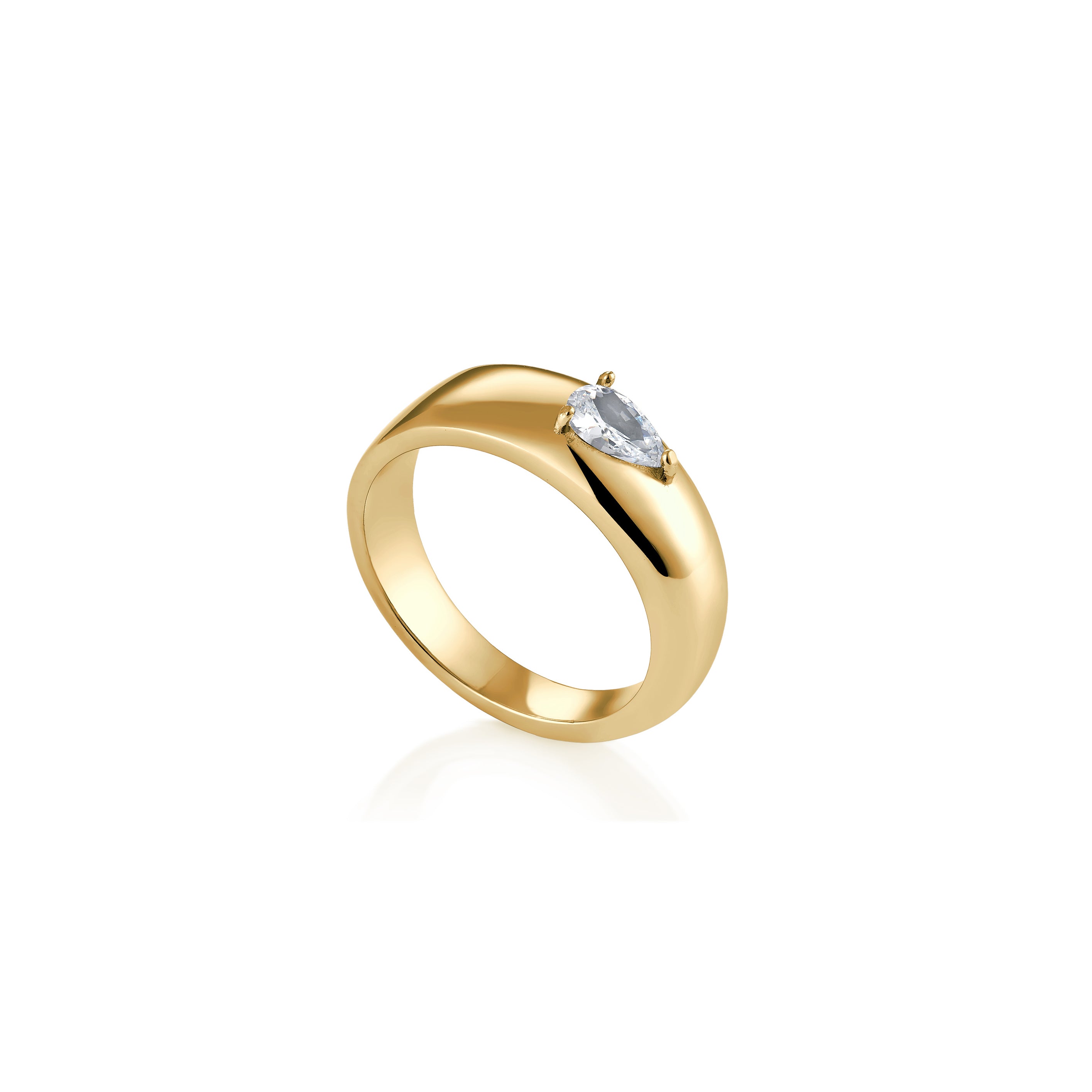 14kt V-Gold Ring - Signe