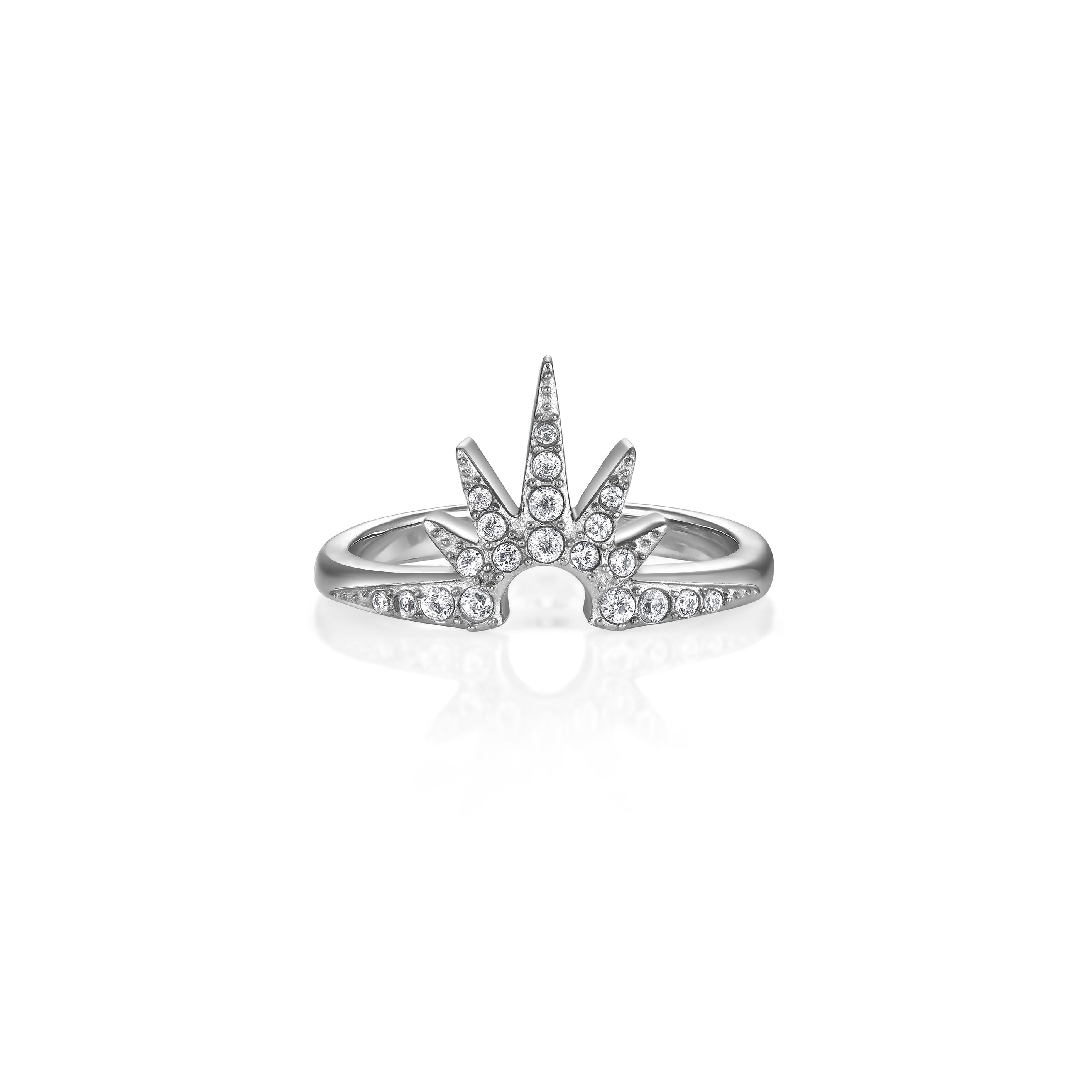 V-Platinum Ring - Sola