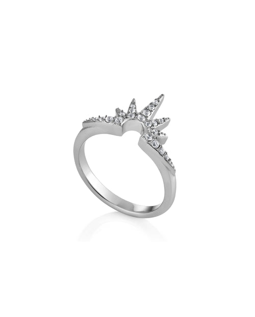 V-Platinum Ring - Sola
