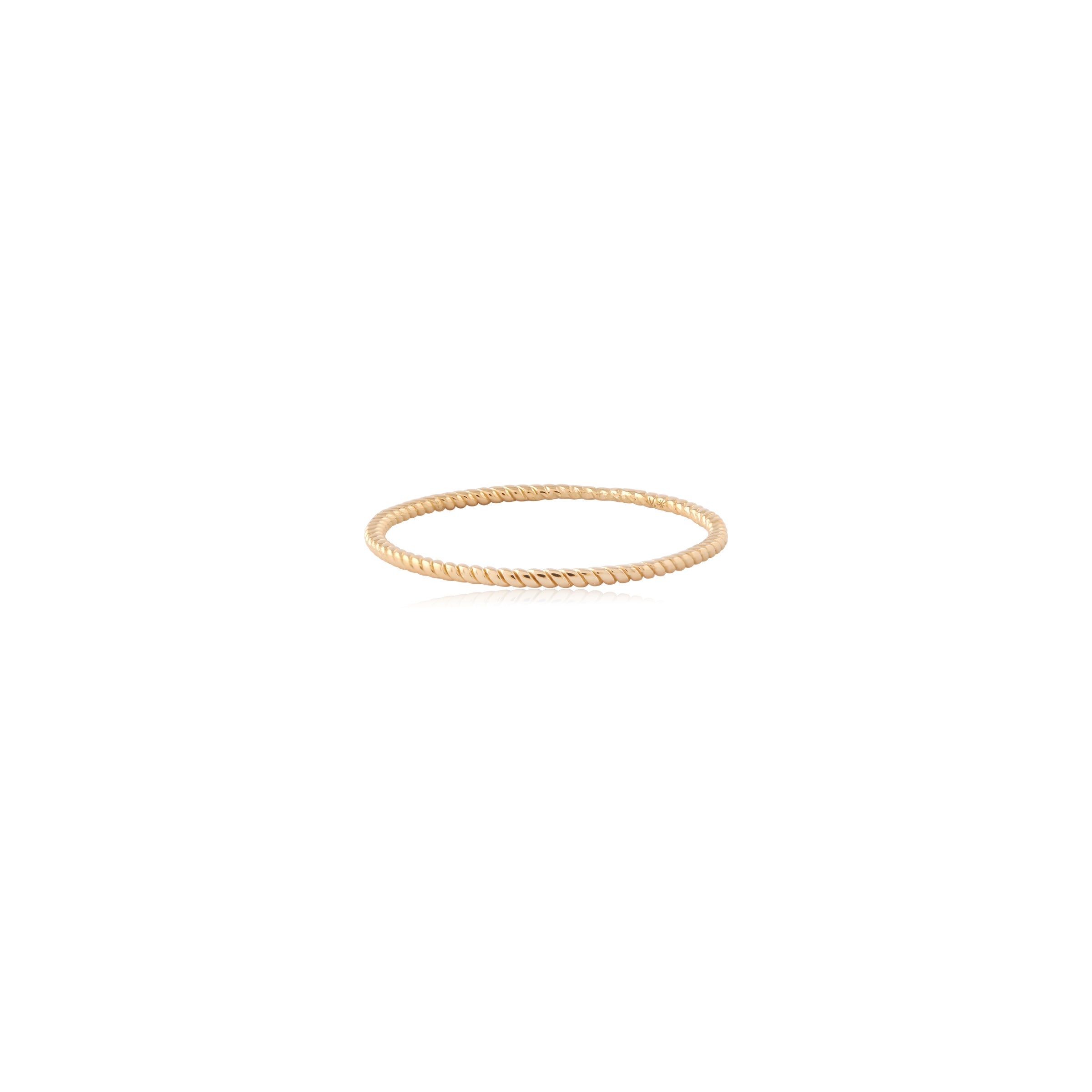 Rope - 14kt Gold Vermeil Ring