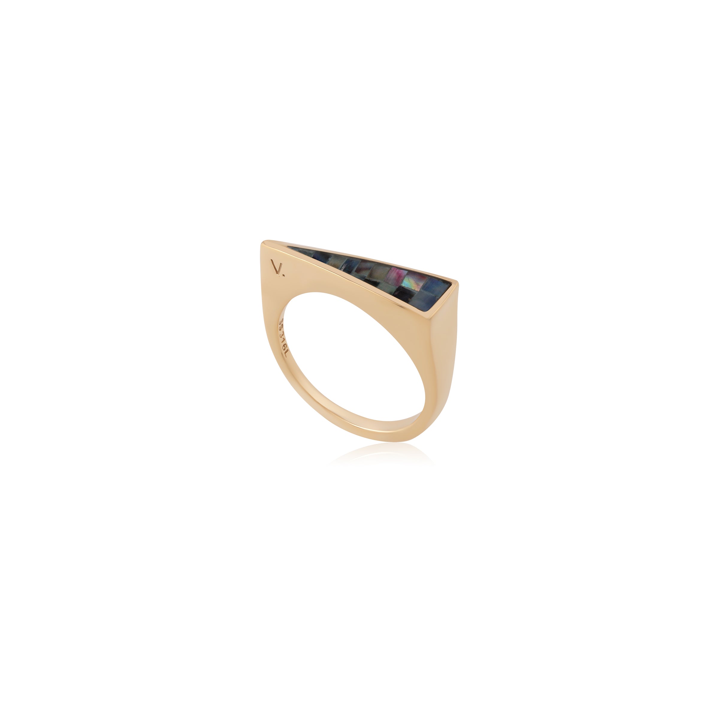 18k V-Gold Ring - Dragon