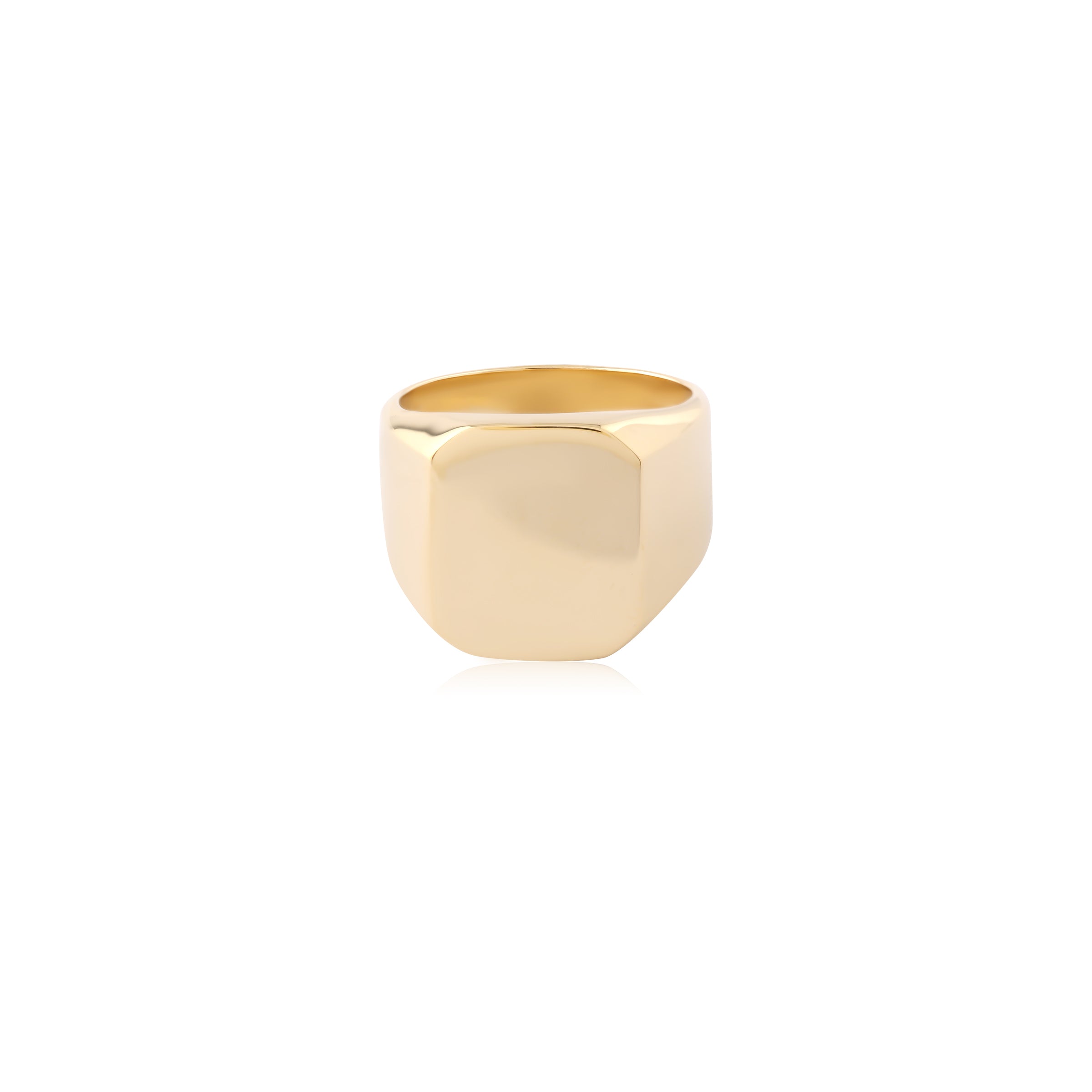 18k V-Gold Ring - Signet