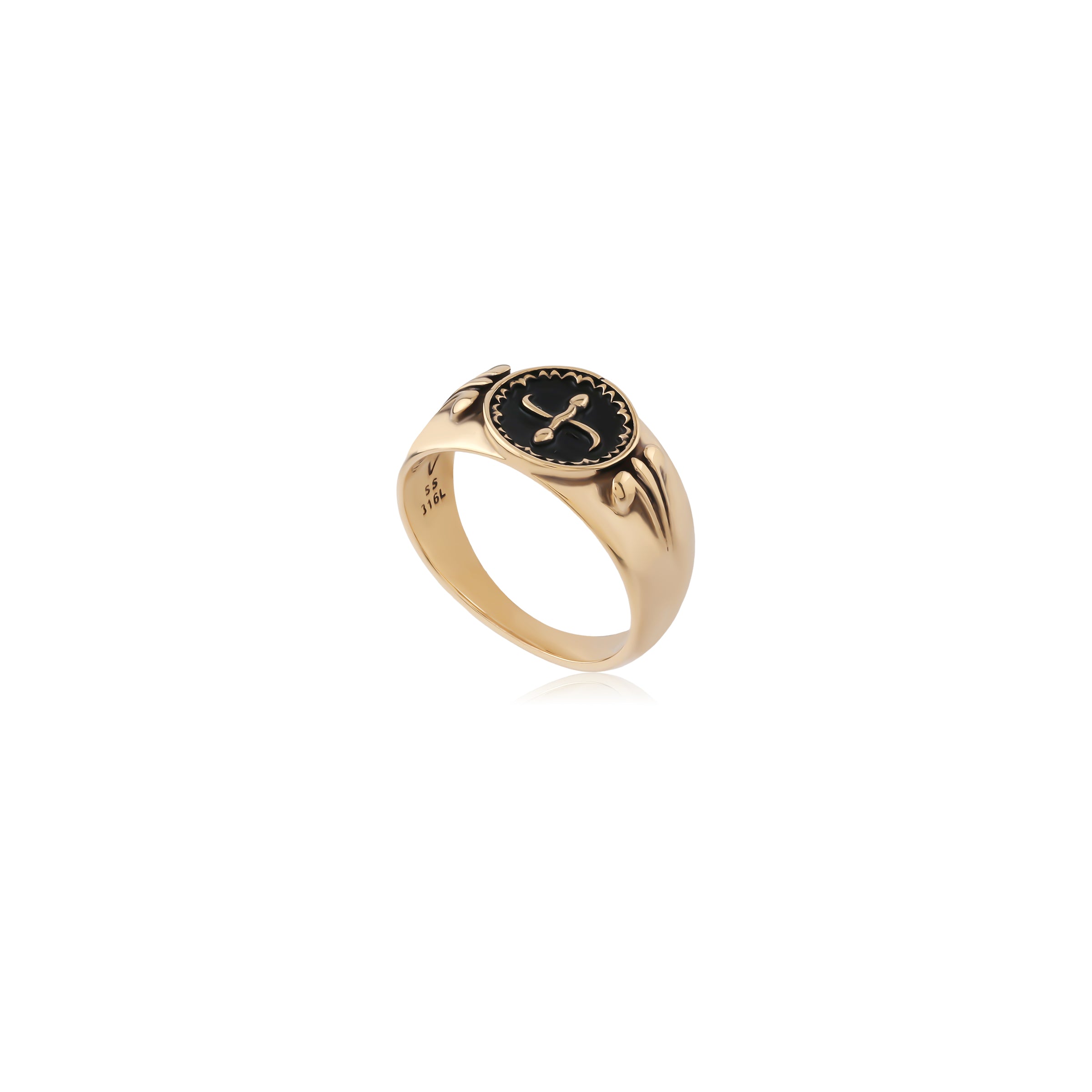 18k V-Gold Ring - Conquer