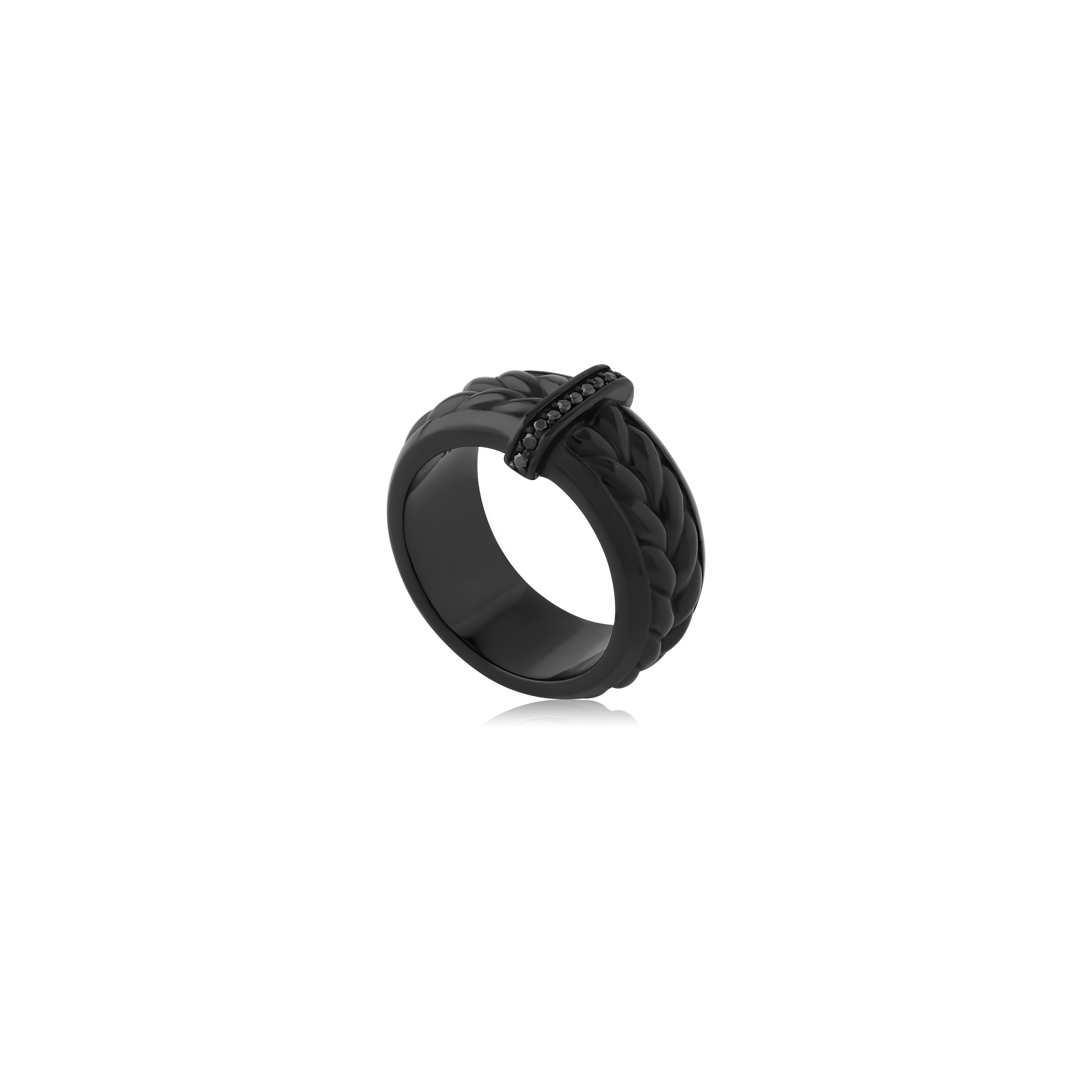 Black Steel Ring - Iron Jewel