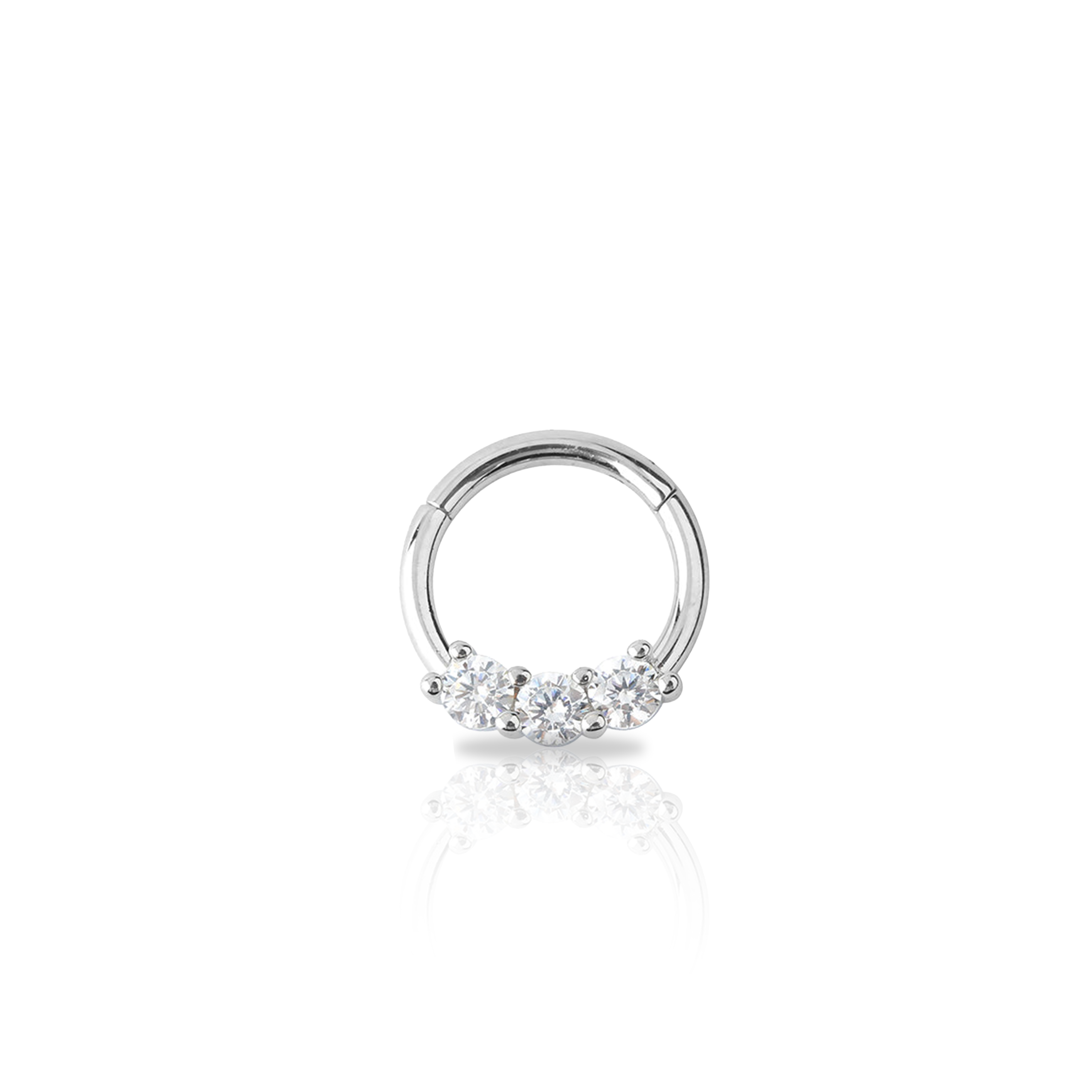 3 Jewels Hinged Ring