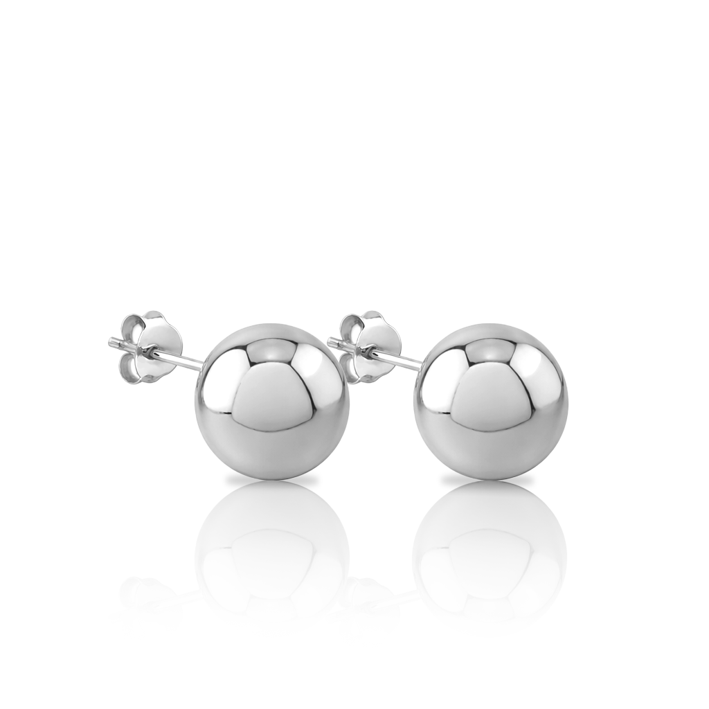 Surgical Steel Sphere Earrings - Pair