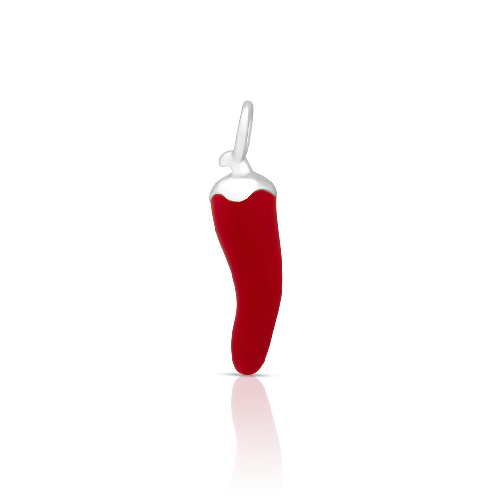 Sterling Silver Permanent Charm - Chilli