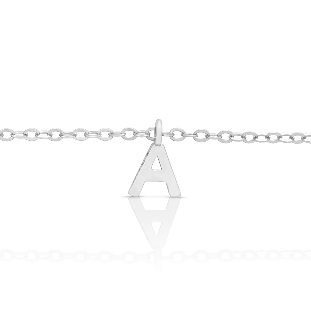 Sterling Silver Permanent Charm - Letters
