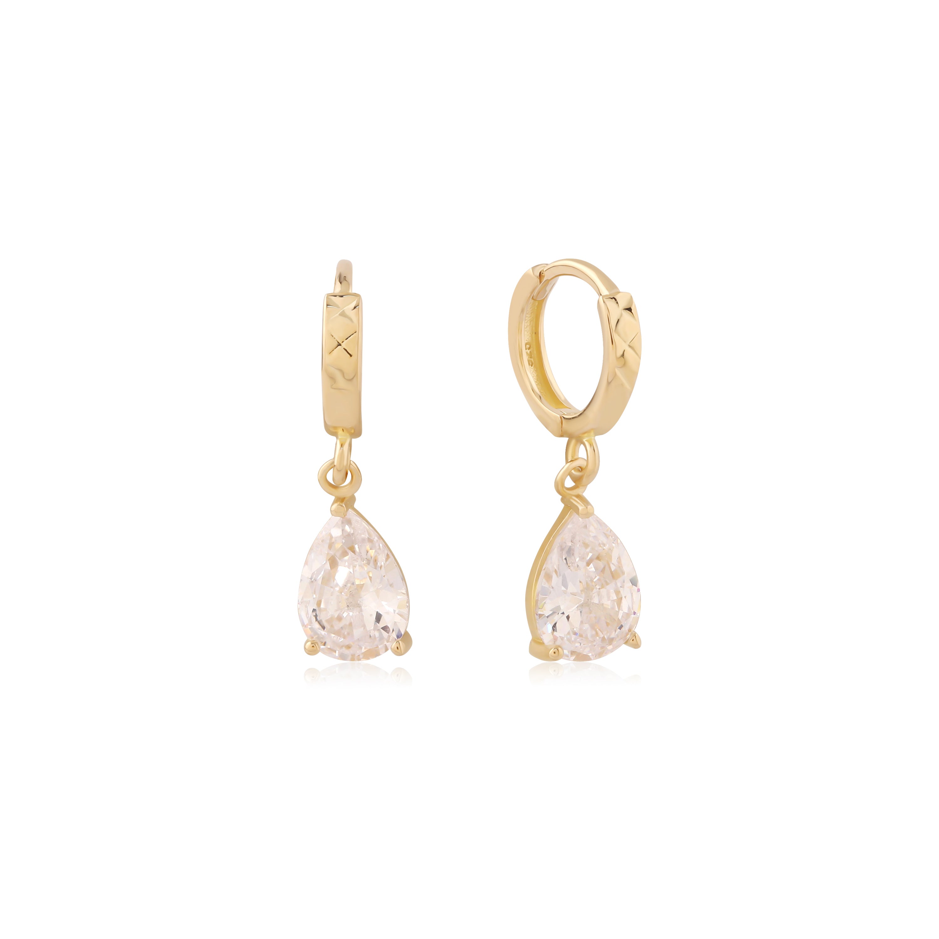 Tear Drop - 14kt Gold Vermeil Earrings