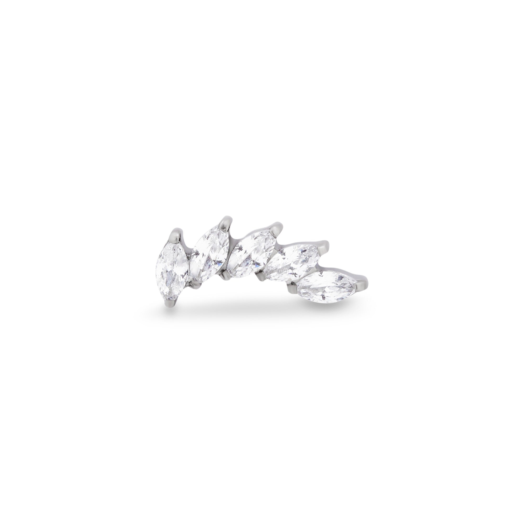 5 Marquise Fan Stones Flatback