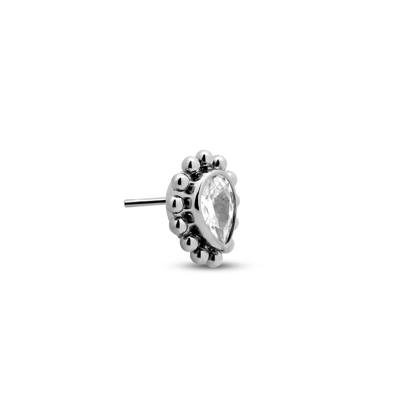Tear Jewelled Cluster Flatback Threadless