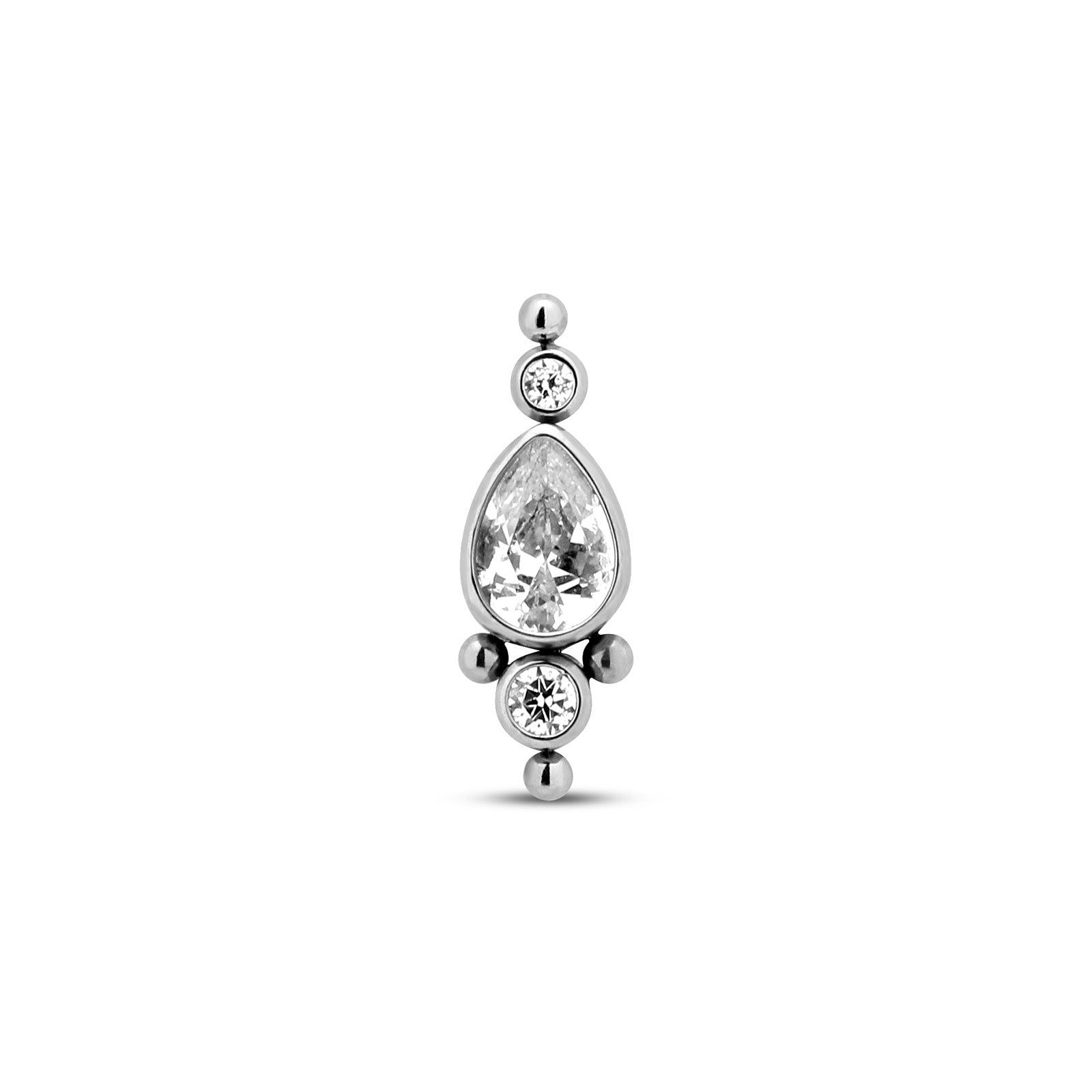 Tear Jewelled Cluster Flatback