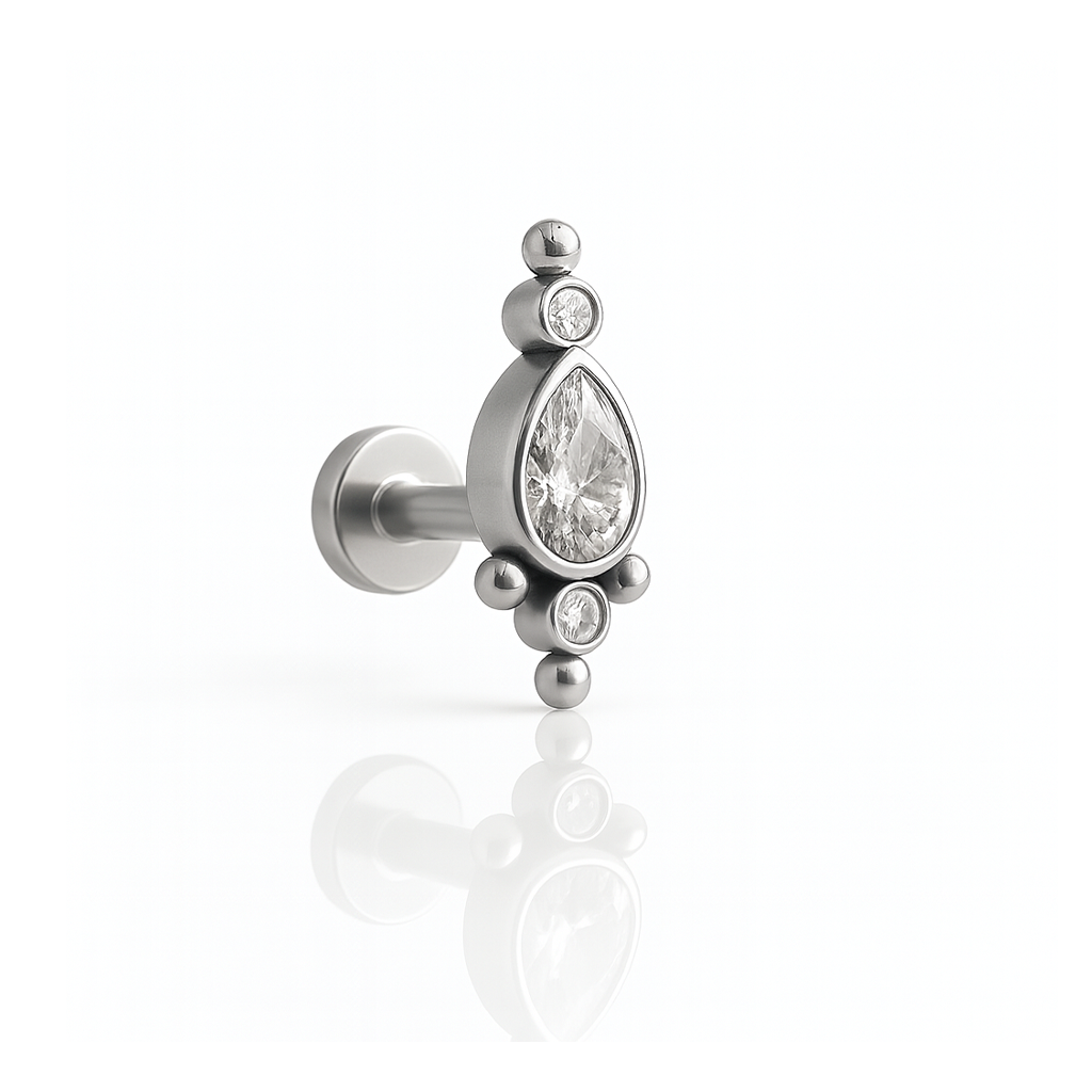 Tear Jewelled Cluster Flatback