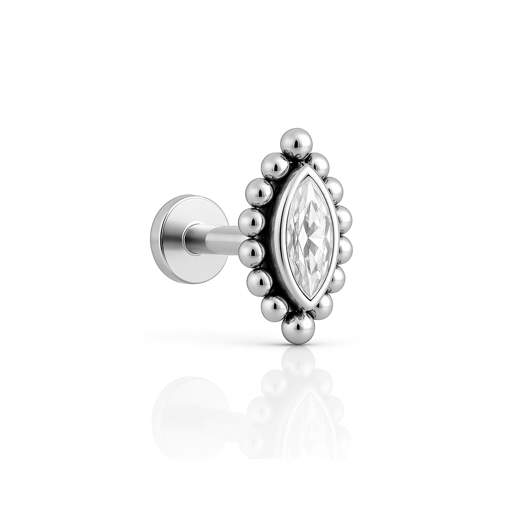 Ovate Cluster Jewelled Flatback